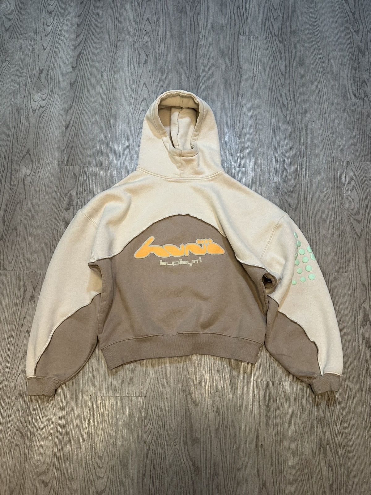 トップス Huni design hoodie size L white Huni Hoodie 
