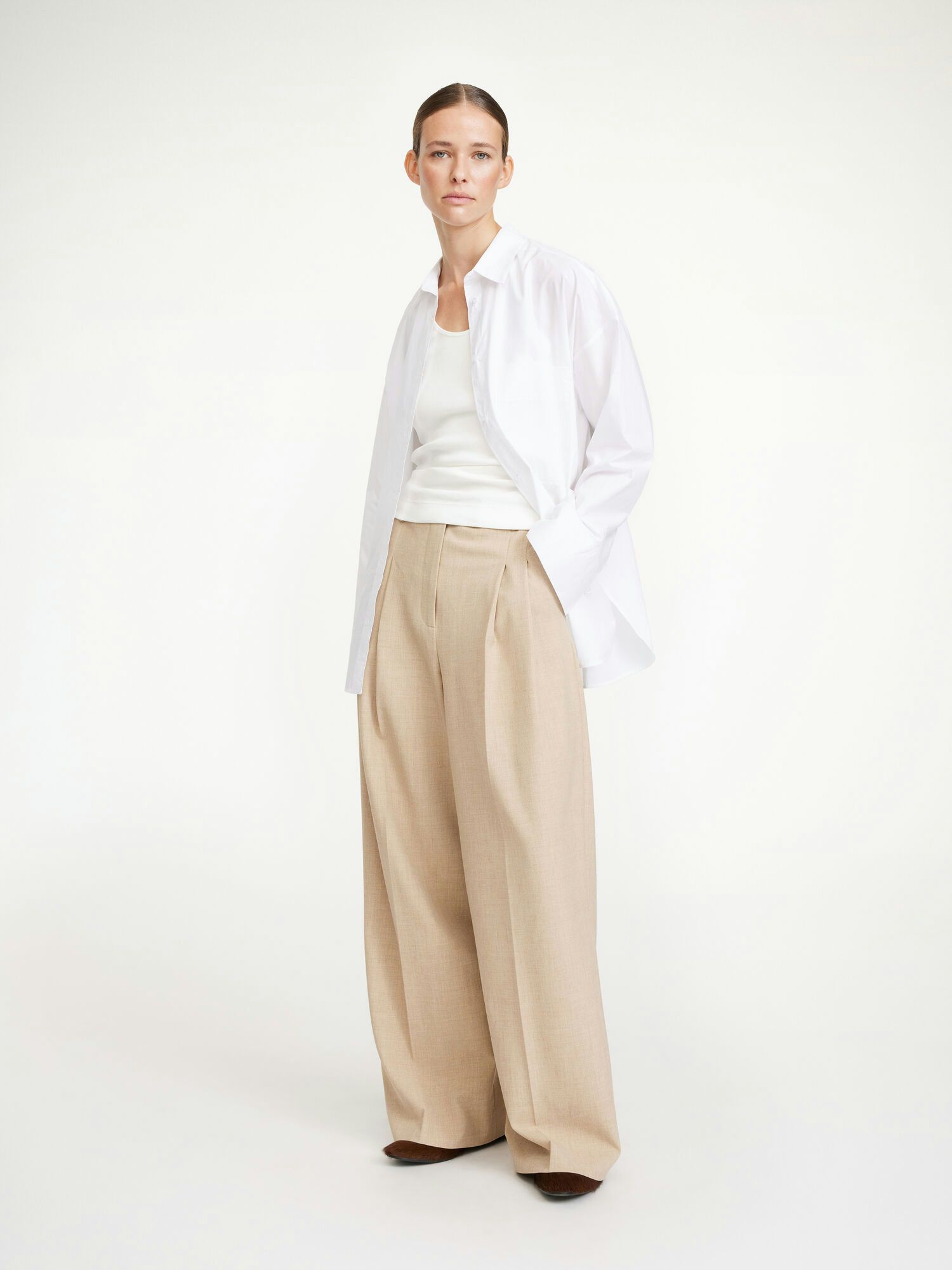 By Malene Birger Cymbaria high waist trousers Pants