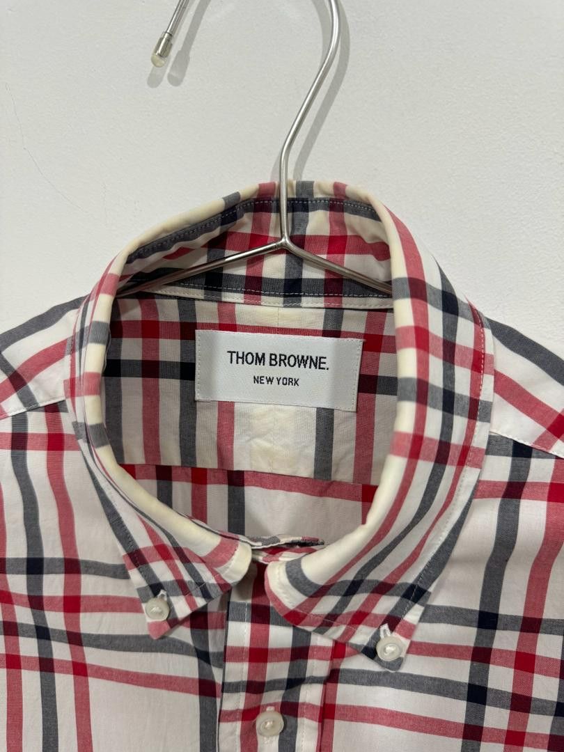 Thom Browne Thom Browne Checkered Shirt Size US S / EU 44-46 / 1 - 4 Thumbnail