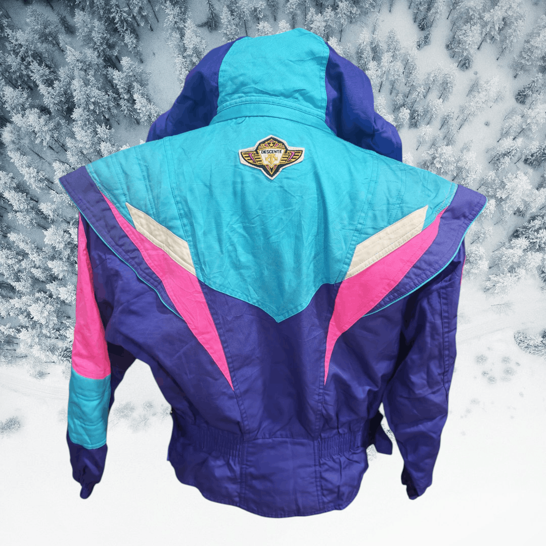 Descente Vintage DESCENTE Winter Ski Coat Size US L / EU 52-54 / 3 - 2 Thumbnail