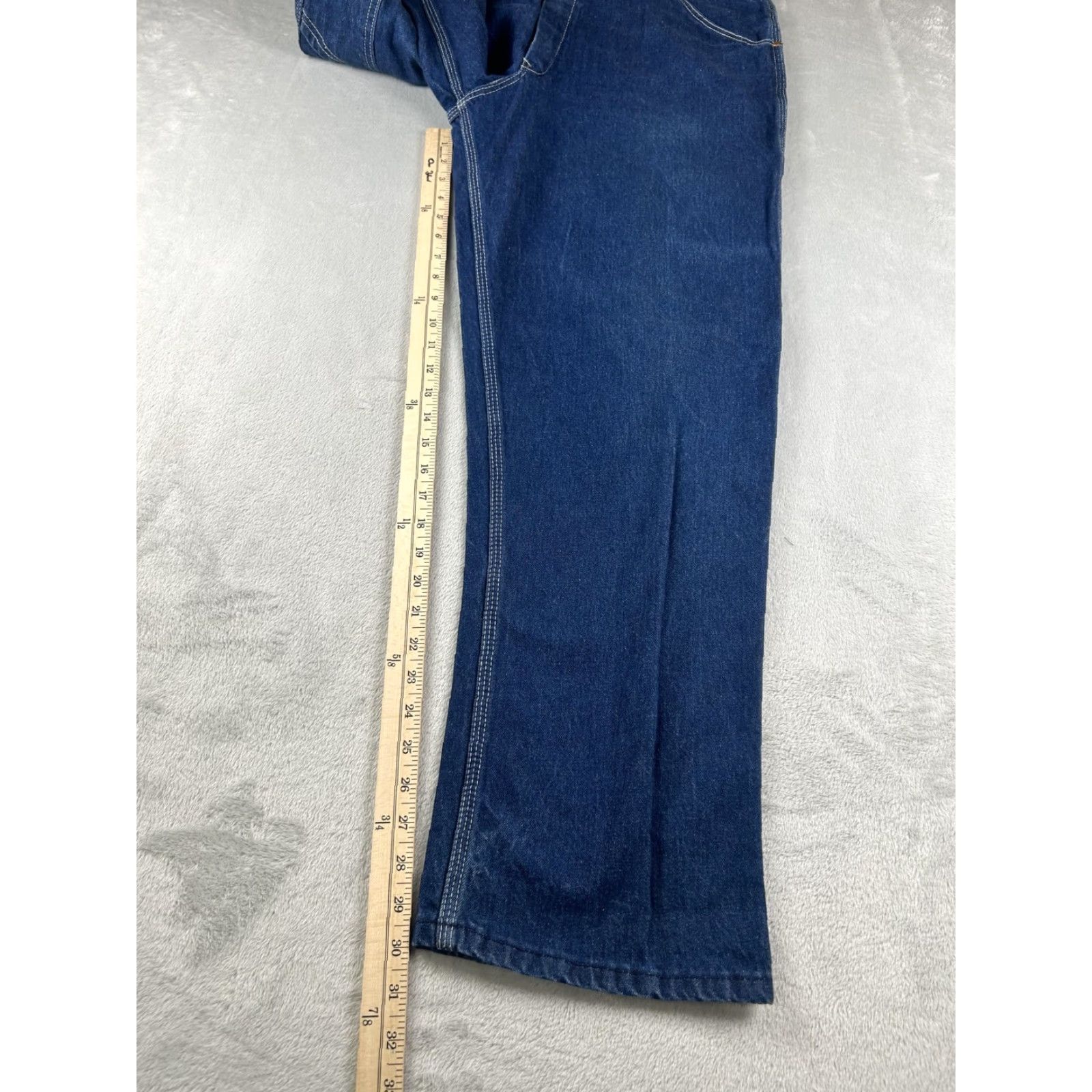 Vintage VINTAGE Key Jeans Mens 38x30 Blue Carpenter Workwear Denim Made USA 70s 80s Size US 38 / EU 54 - 7 Thumbnail