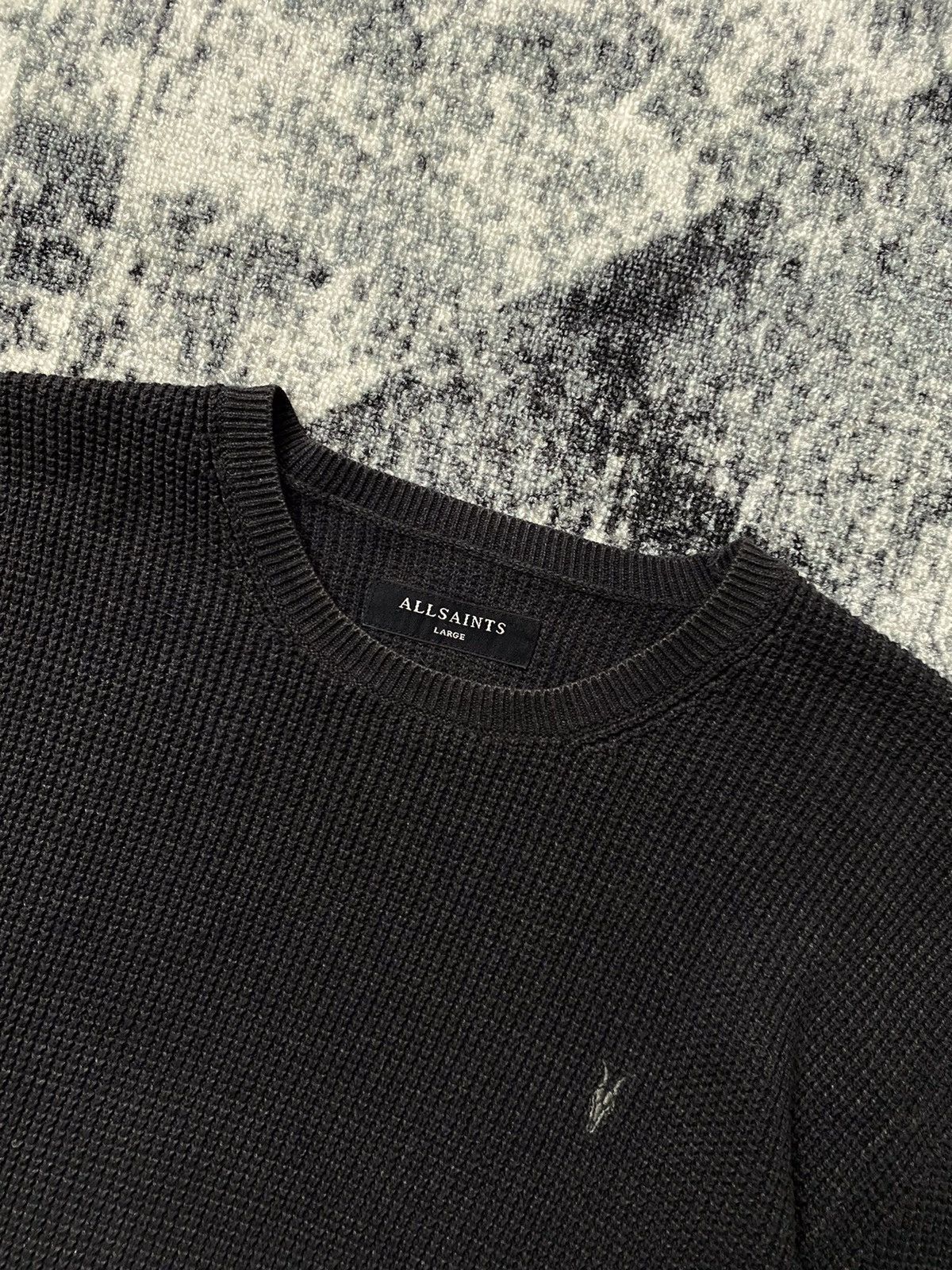 Allsaints × Vintage Vintage Allsaints Sweater Knit wear Classic Casual Luxury Size US L / EU 52-54 / 3 - 4 Thumbnail