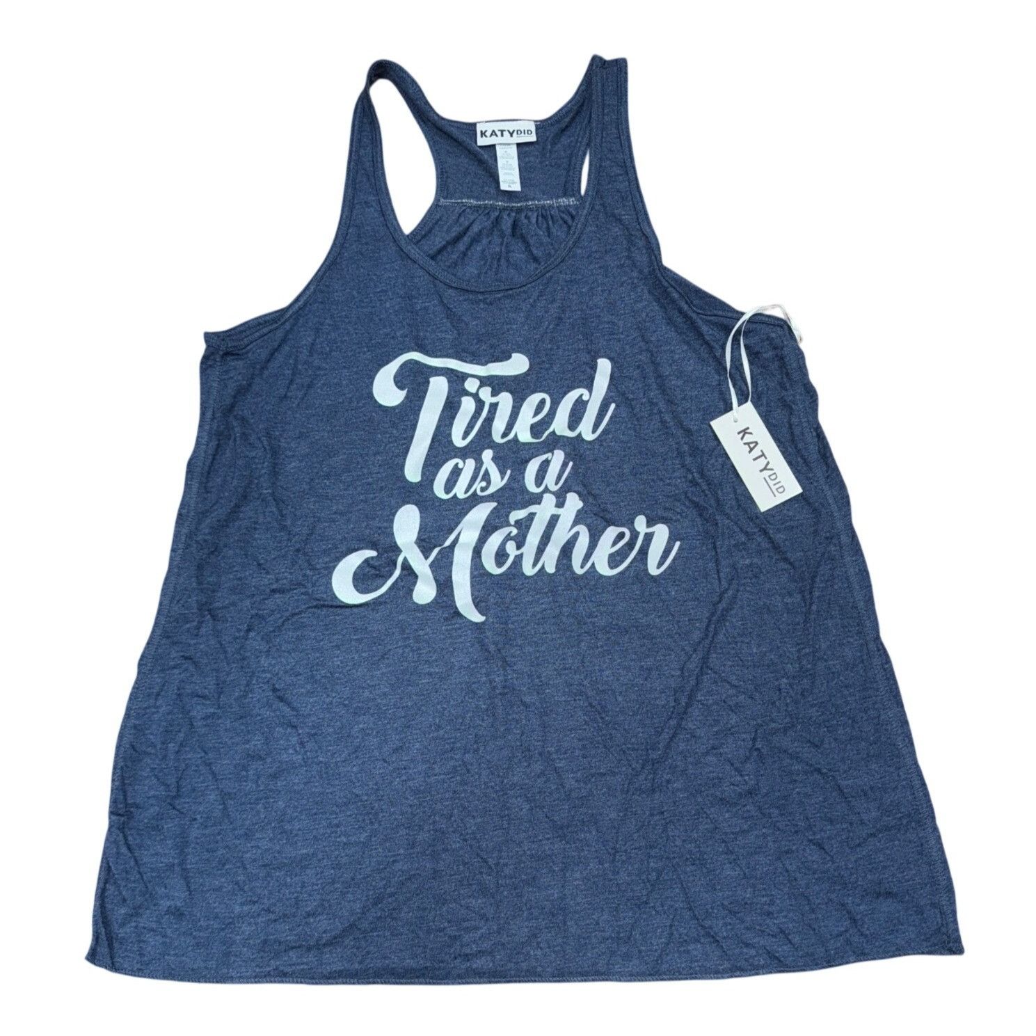 Other KatyDid "Tired As A Mother" Womens Racerback Tank Top XL Hea Size XL / US 12-14 / IT 48-50 - 1 Thumbnail