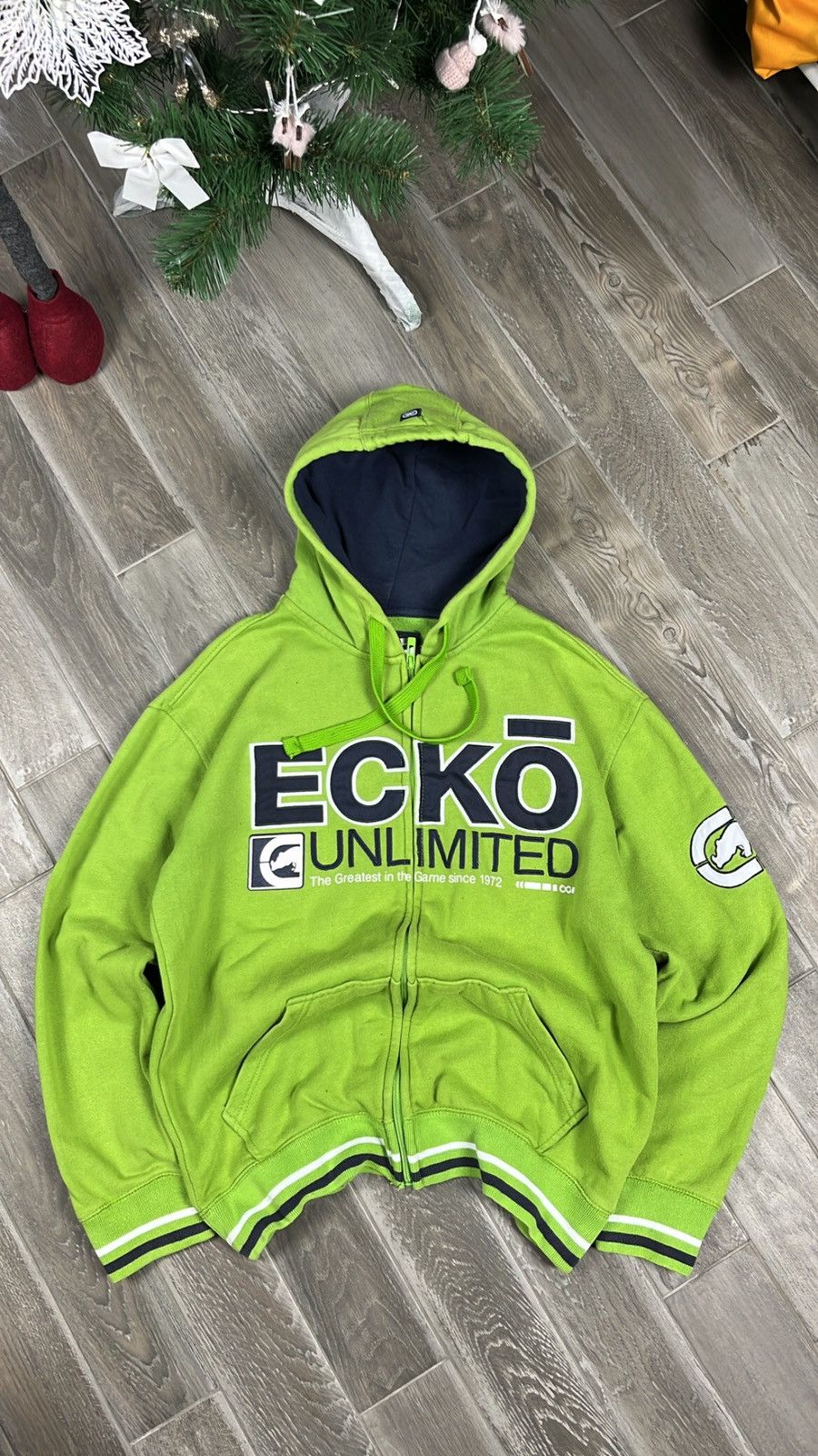 Ecko Unltd. × Vintage Vintage Ecko Unlimited Hype Zip Hoodie Size US M / EU 48-50 / 2 - 1 Thumbnail
