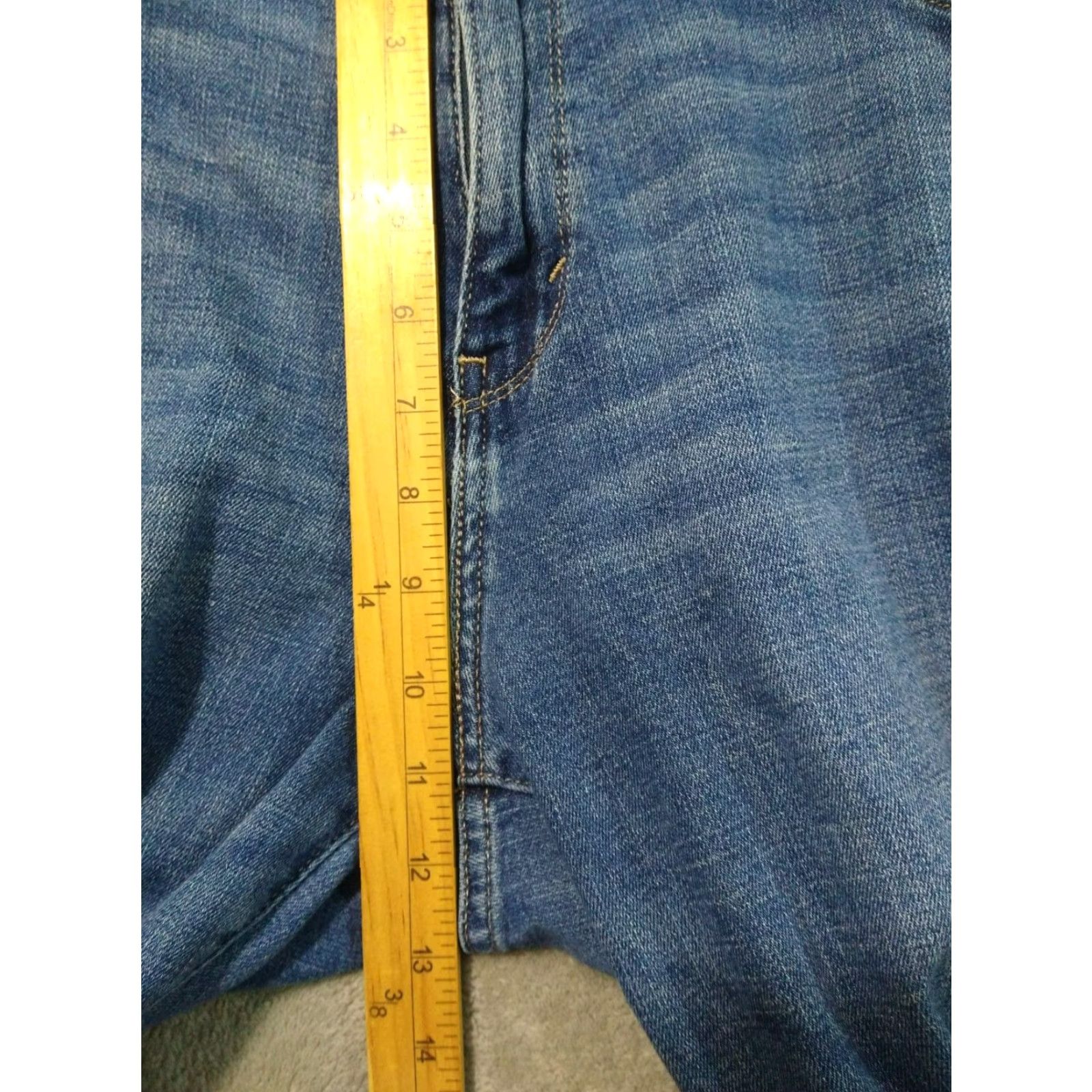 Levi's Levi's 505 Jeans Womens 16 Blue Denim High Rise Stretch Straight Size 38" / US 16 / IT 52 - 4 Thumbnail