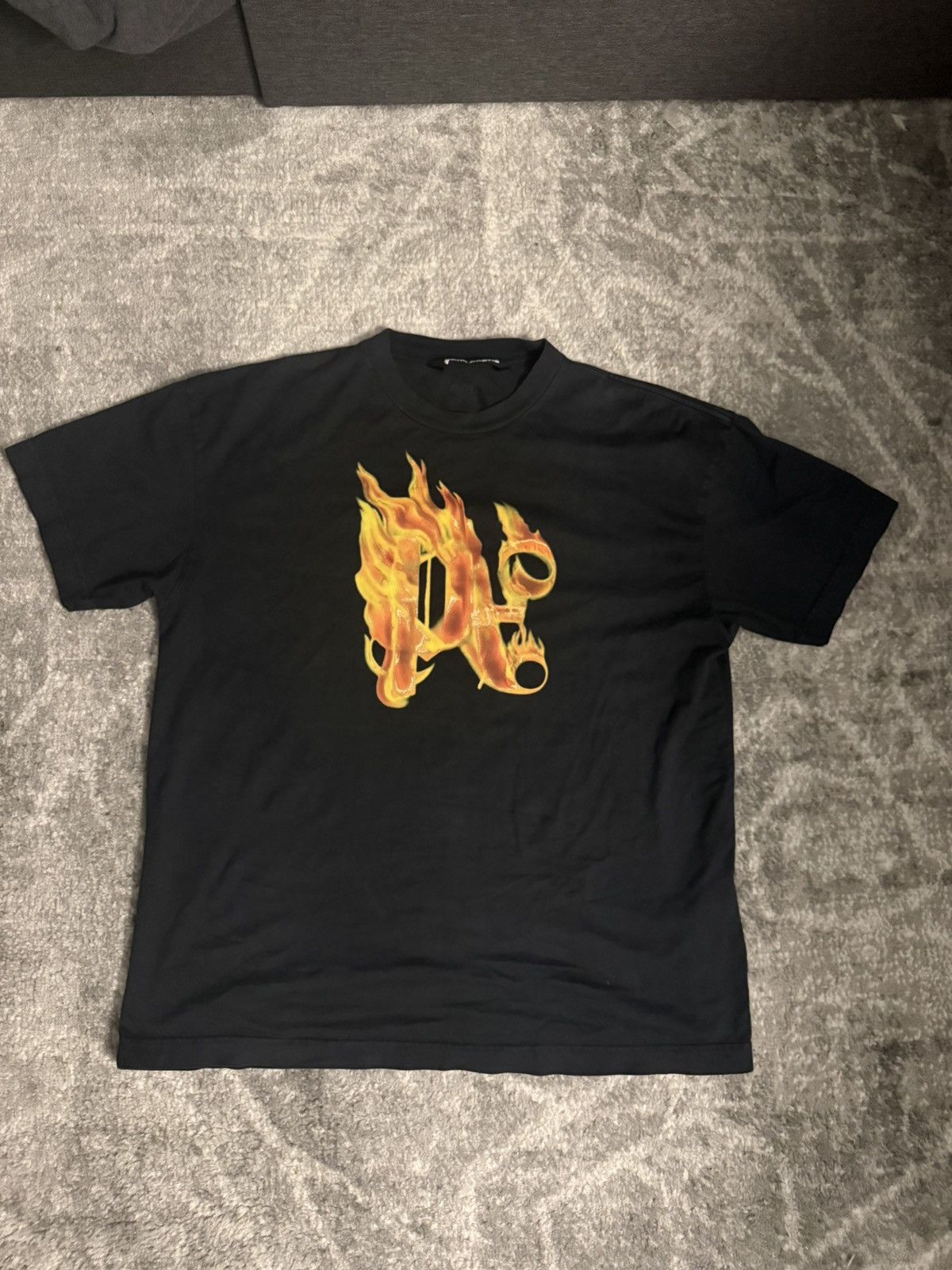 Palm Angels Palm Angels Fire T Shirt XL Size US XL / EU 56 / 4 - 1 Thumbnail