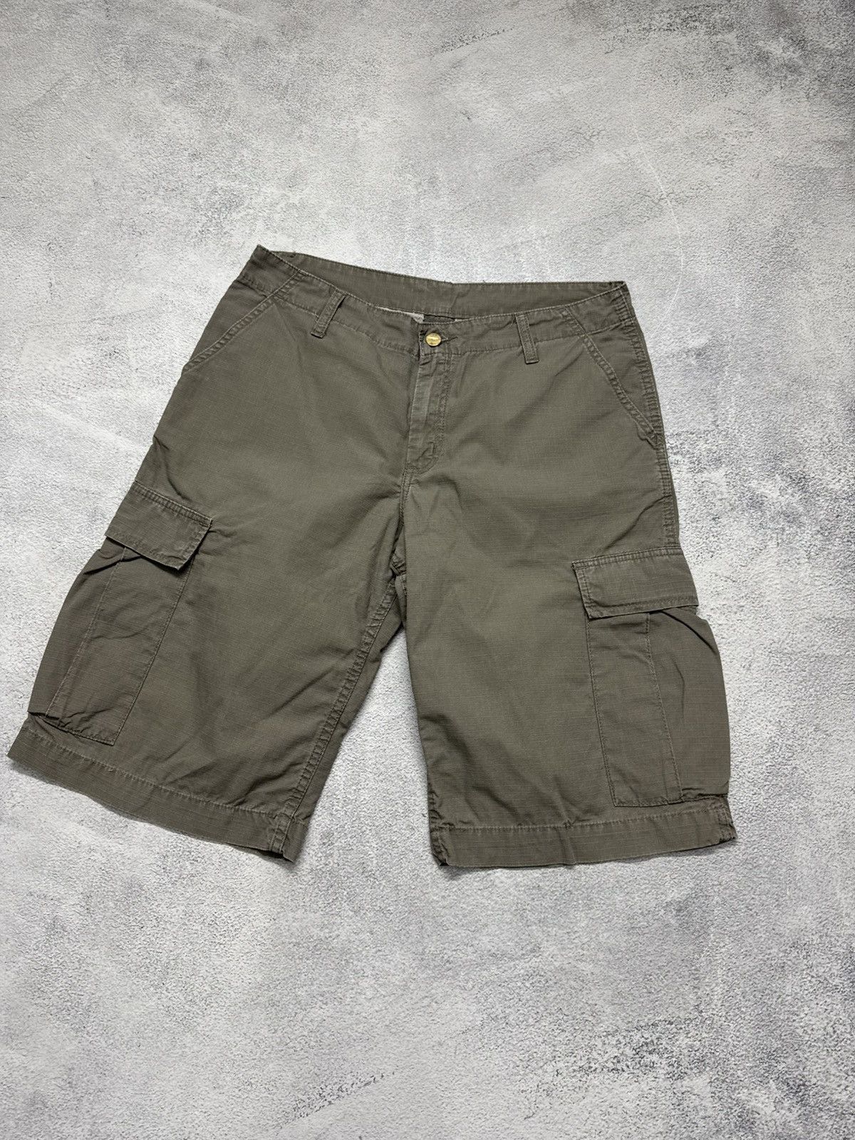 Carhartt Vintage Y2k Carhartt Cargo Shorts Size US 30 / EU 46 - 10 Thumbnail