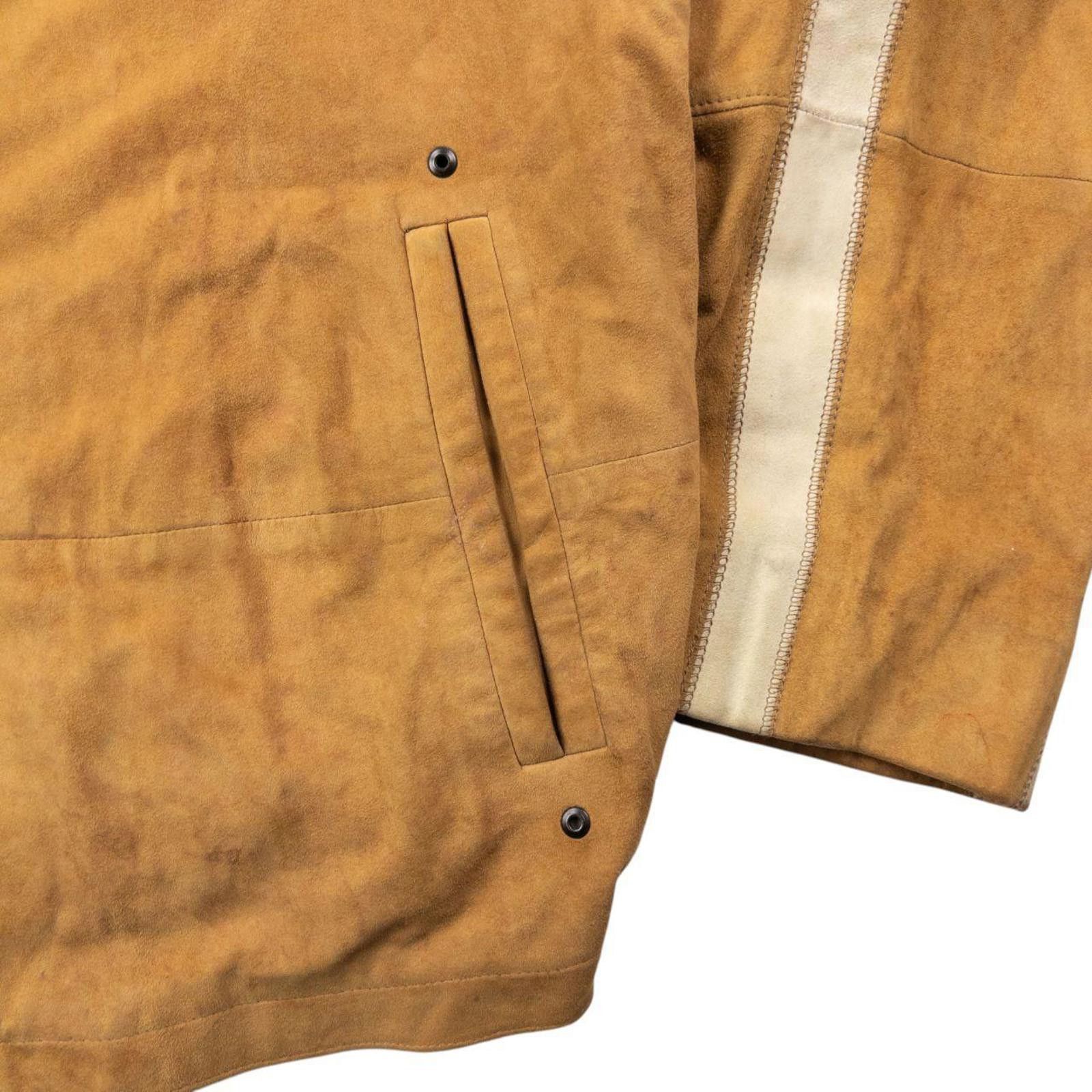 Hugo Boss Vintage 2000s Hugo Boss Zip Up Suede Jacket Size L Size US L / EU 52-54 / 3 - 5 Thumbnail