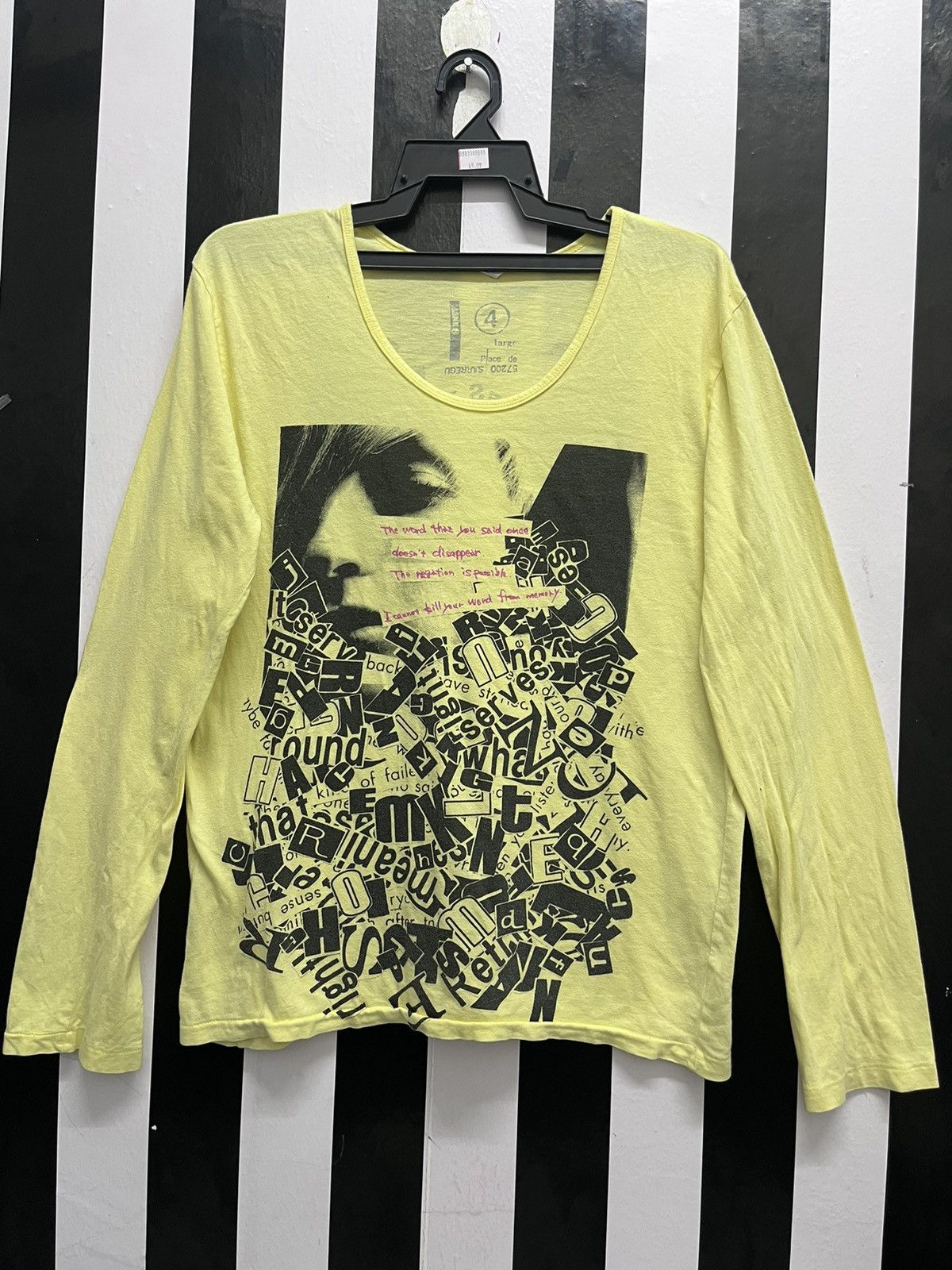 Designer Disappear line longsleeve tshirt Size US M / EU 48-50 / 2 - 1 Thumbnail