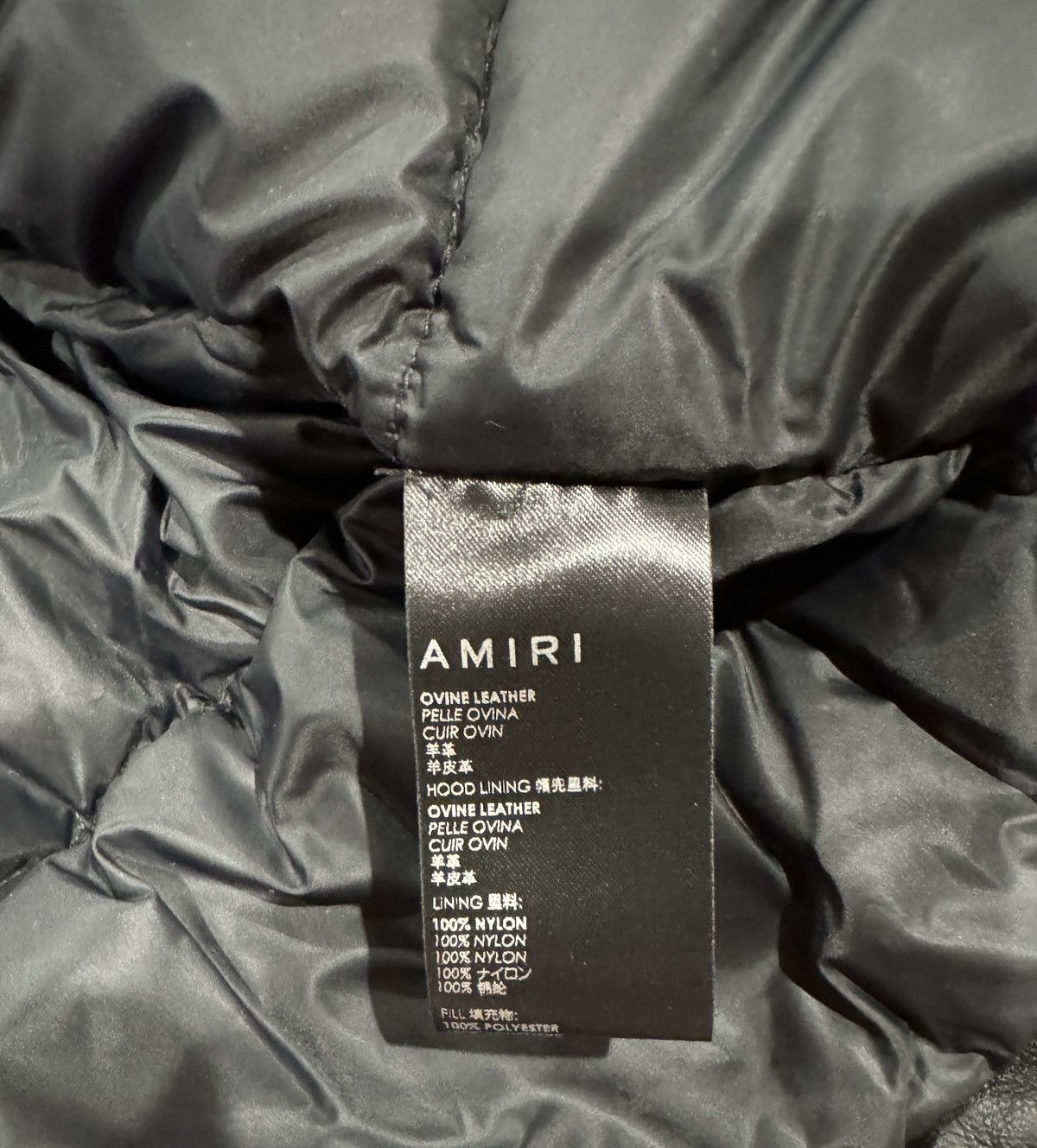 Amiri Amiri hooded down leather jacket Size US XL / EU 56 / 4 - 11 Thumbnail