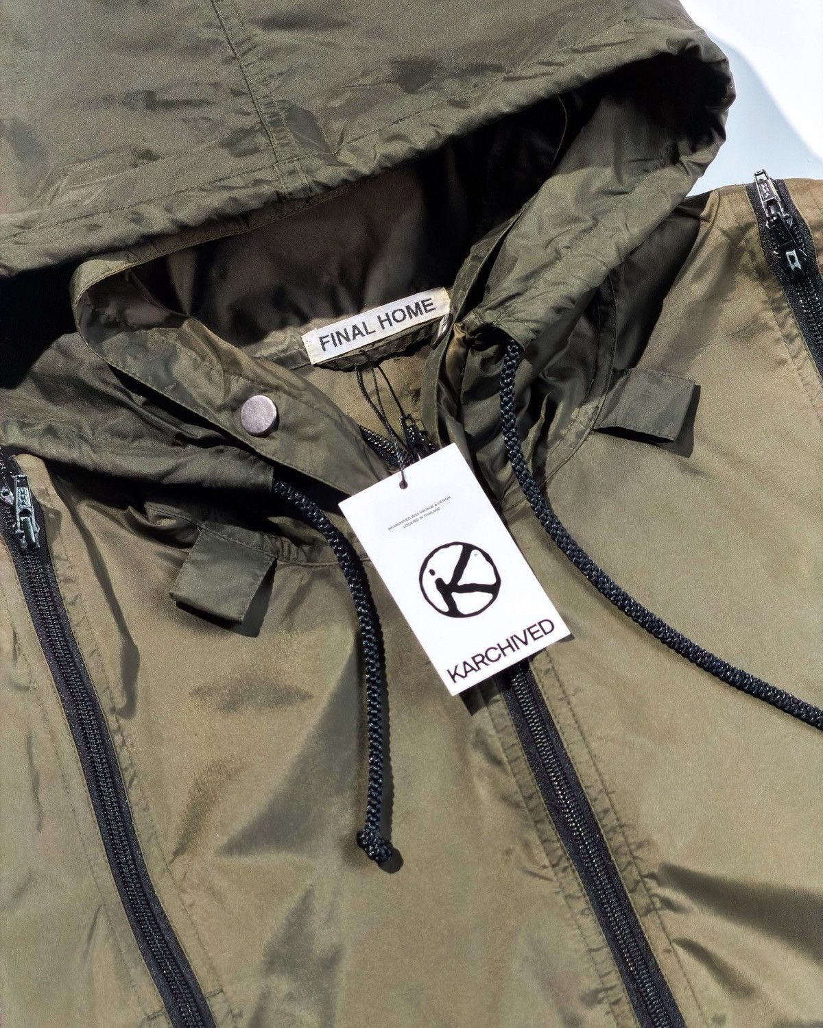 Final Home Rare 1990’s FINAL HOME Survival Jacket ( ISSEY MIYAKE ) Size US M / EU 48-50 / 2 - 6 Thumbnail