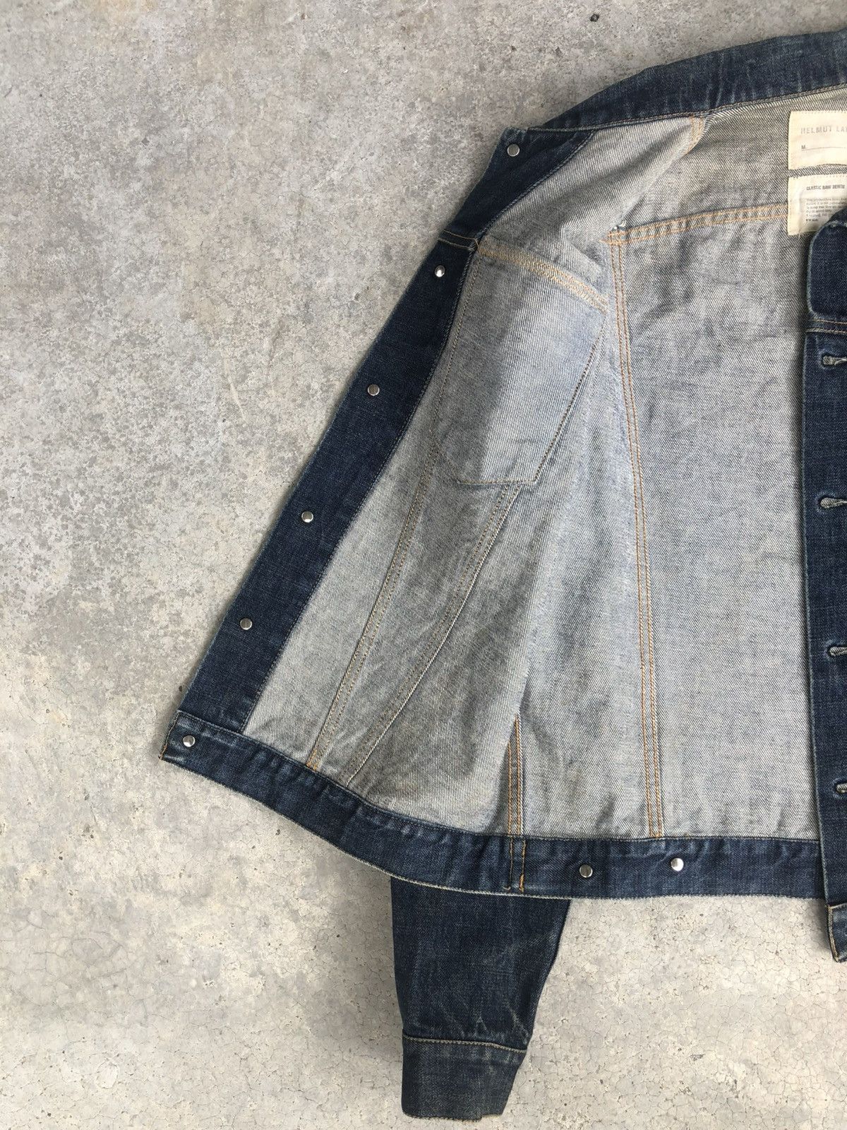 Helmut Lang Helmut Lang Classic Raw Denim Jacket Size US L / EU 52-54 / 3 - 17 Thumbnail