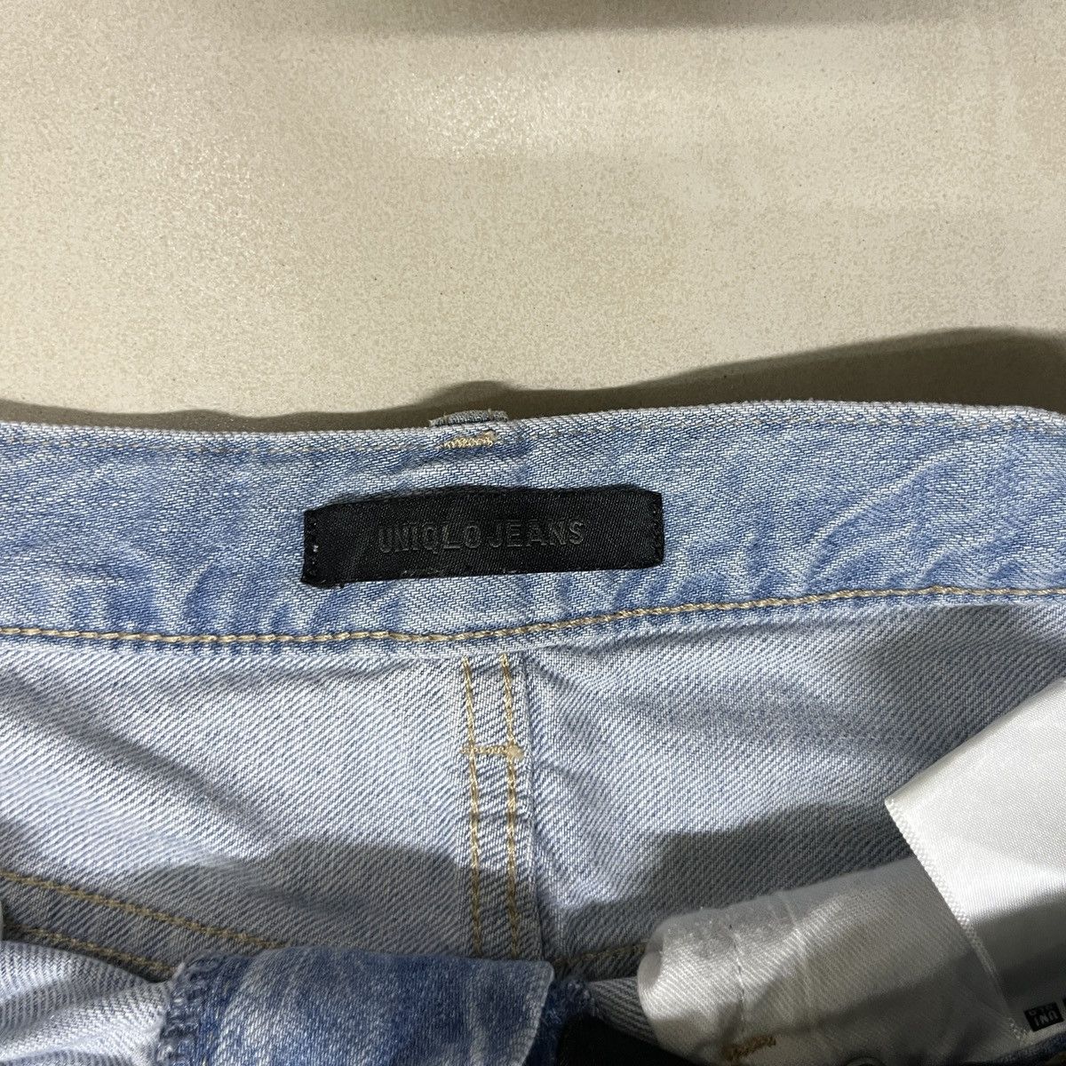 Japanese Brand × Uniqlo × Vintage Uniqlo Relaxed Tapered Jeans Size 27" / US 4 / IT 40 - 7 Thumbnail