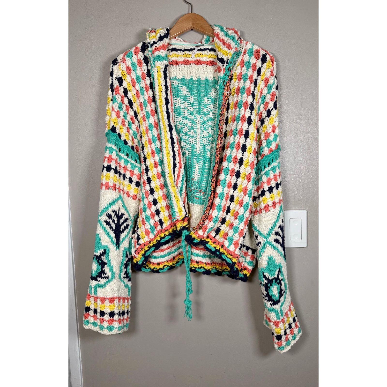 Free People Free People Baja Baby Cardi Slouchy Knit Cardigan XL Size XL / US 12-14 / IT 48-50 - 5 Thumbnail