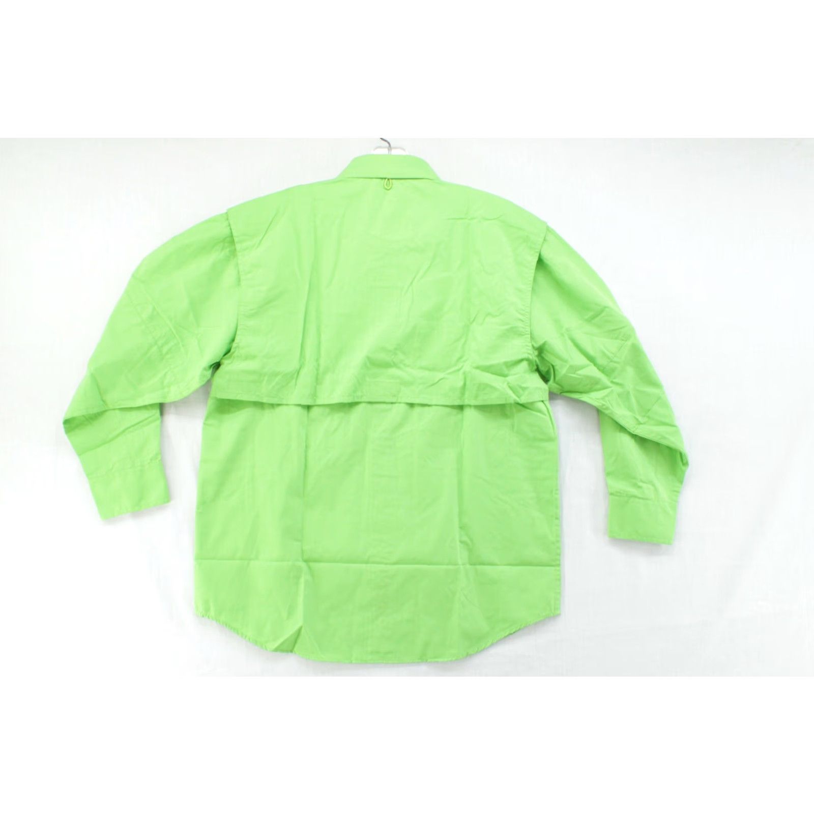 Vintage Tiger Hill Men's Shirt Small Green Performance Poplin Solid Vented Fishing Size US S / EU 44-46 / 1 - 3 Thumbnail
