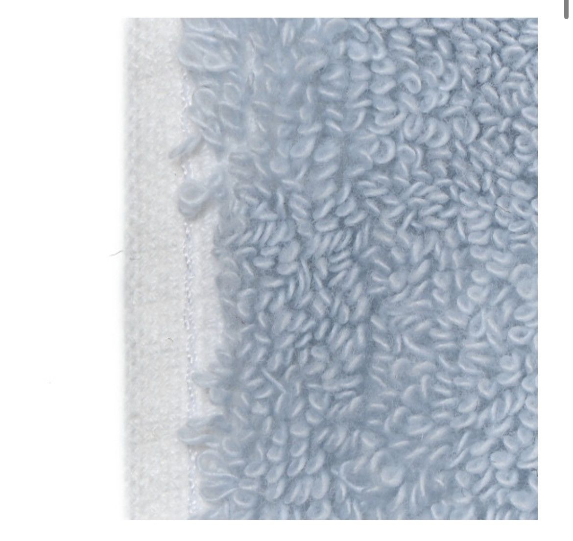 Hermes Authentic HERMES Glacier Bleu Avalon Cotton Wash Cloth Size ONE SIZE - 3 Thumbnail