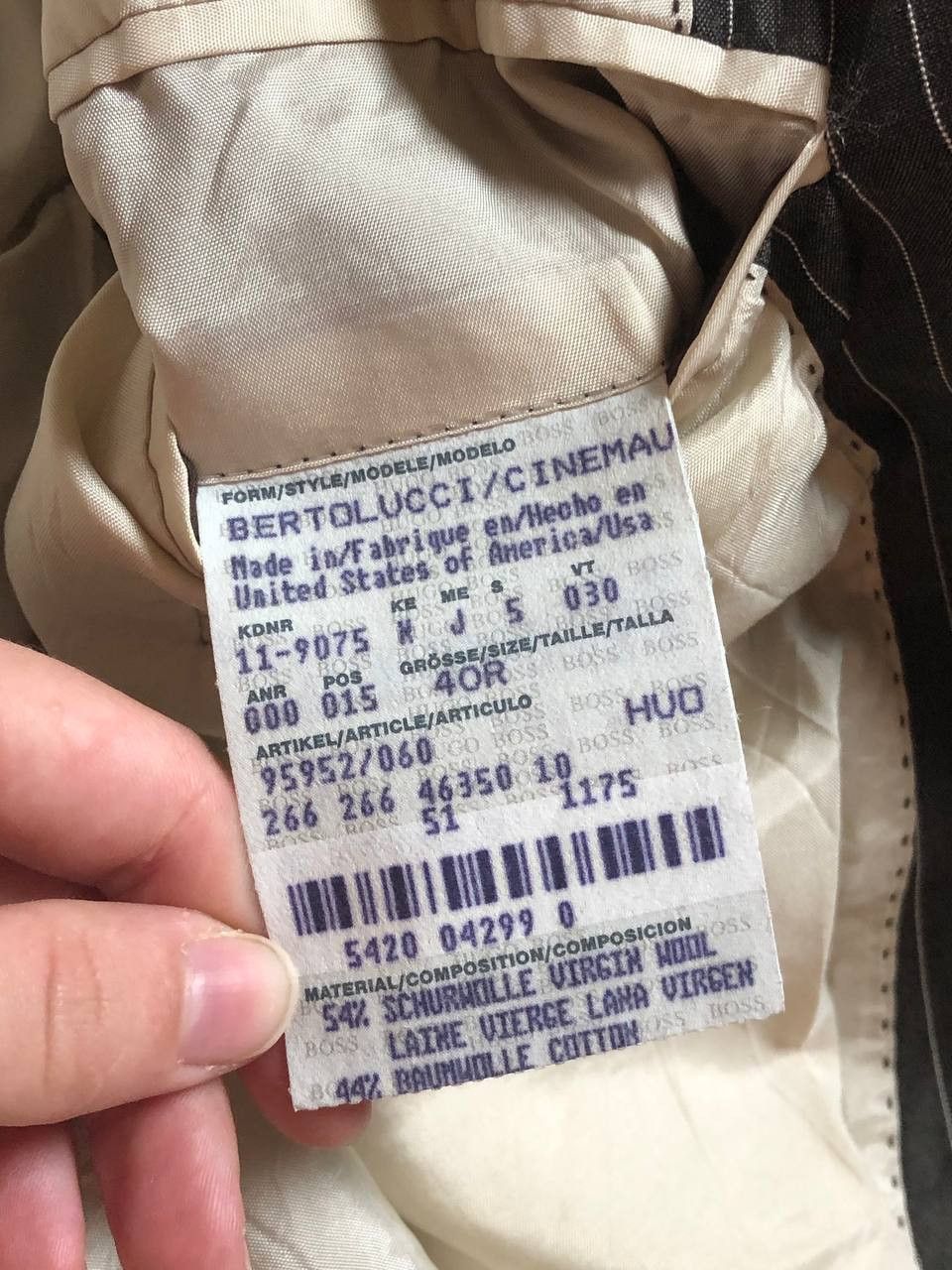 Hugo Boss Hugo Boss Blazer Size 40R - 2 Thumbnail