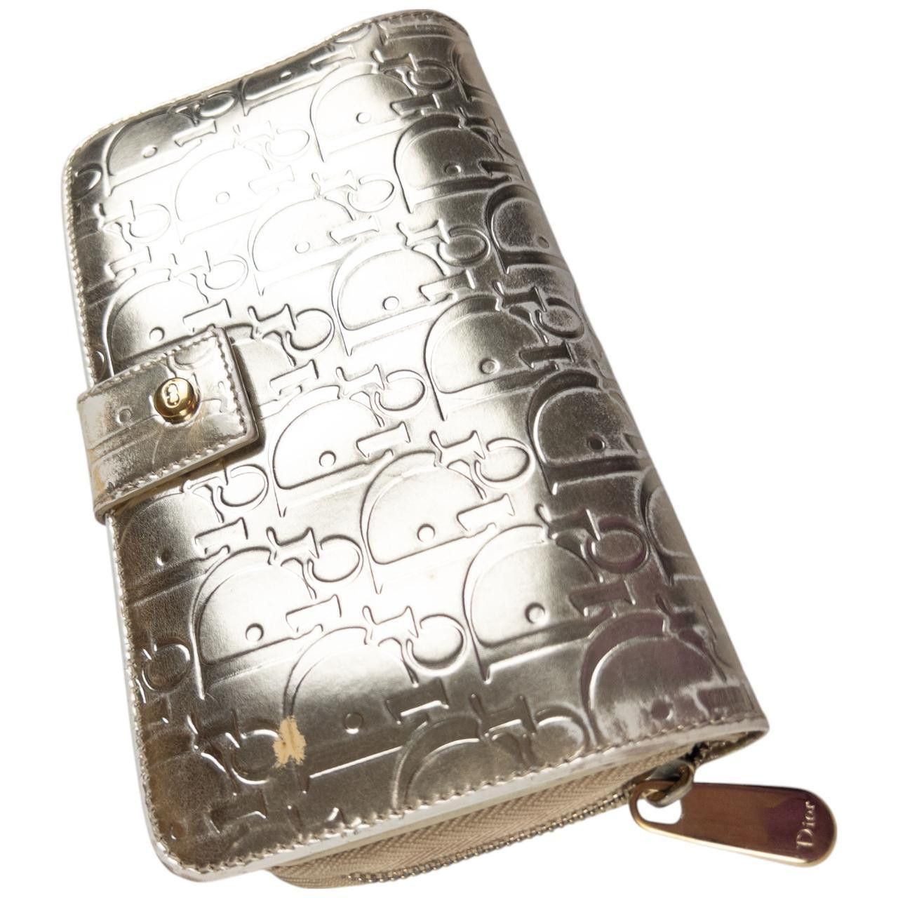 Dior Vintage Dior Embossed Monogram Purse Size ONE SIZE - 7 Thumbnail
