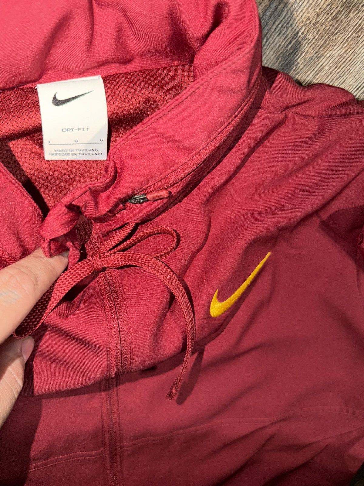 Nike USC Trojans Nike dri-fit full zip track jacket women’s large Size L / US 10 / IT 46 - 4 Thumbnail