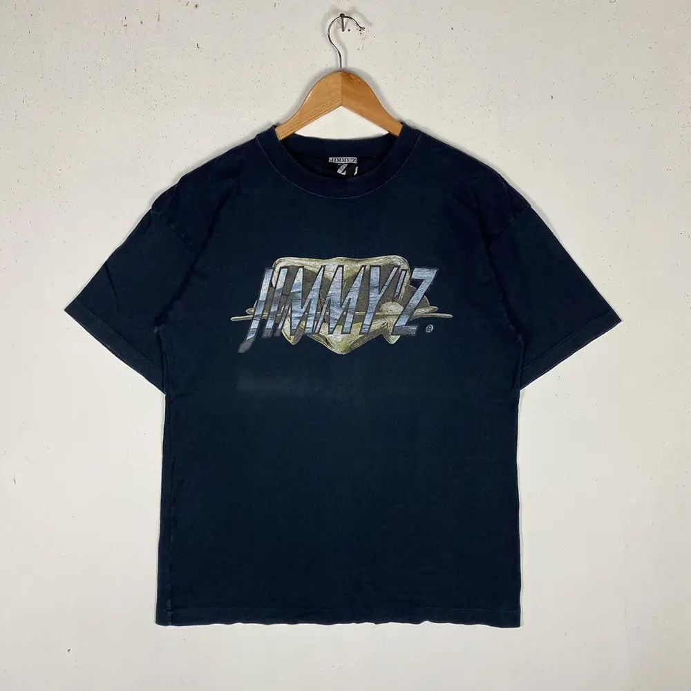 Vintage Vintage 90's JIMMY Z Logo Skate Surf Tee Made In Japan Size US L / EU 52-54 / 3 - 2 Thumbnail