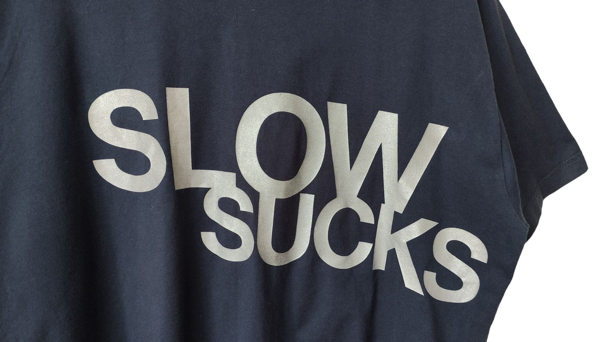Nike Nike Vintage Y2K Slow Sucks Big Print Logo RARE Size US XXL / EU 58 / 5 - 3 Thumbnail