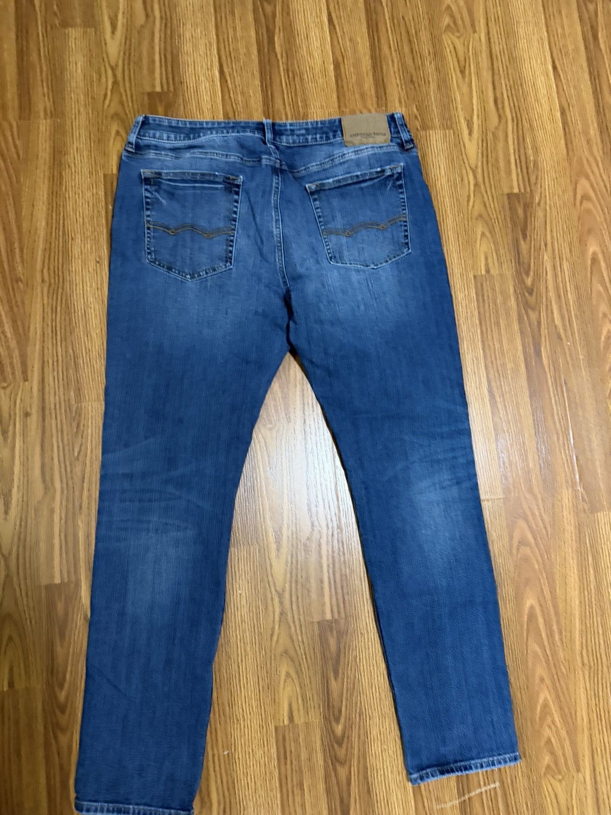 American Eagle Outfitters American Eagle AirFlex+ 4 Slim Fit Medium Wash Jeans 36x32 Size US 36 / EU 52 - 3 Thumbnail