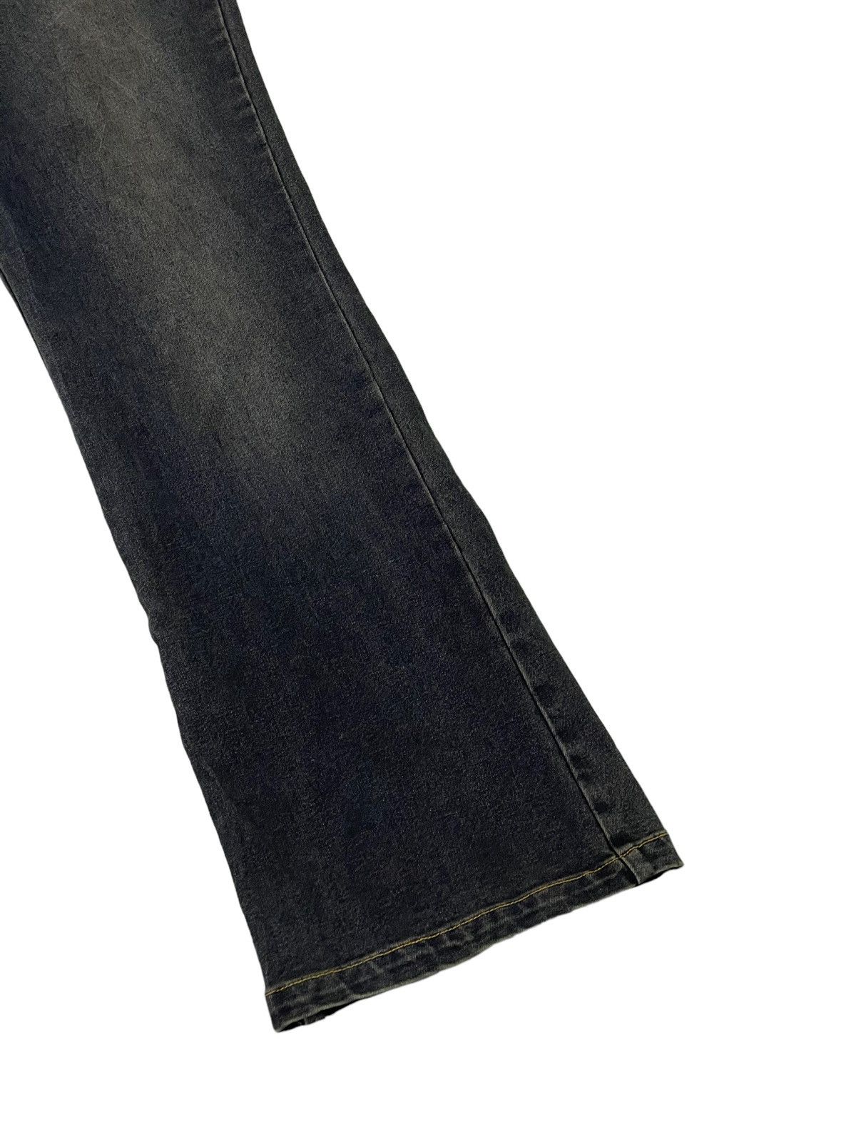 Japanese Brand Flare Jeans Pinky DC Stretch Denim Boot Cut 7🟦8 Size US 28 / EU 44 - 4 Thumbnail