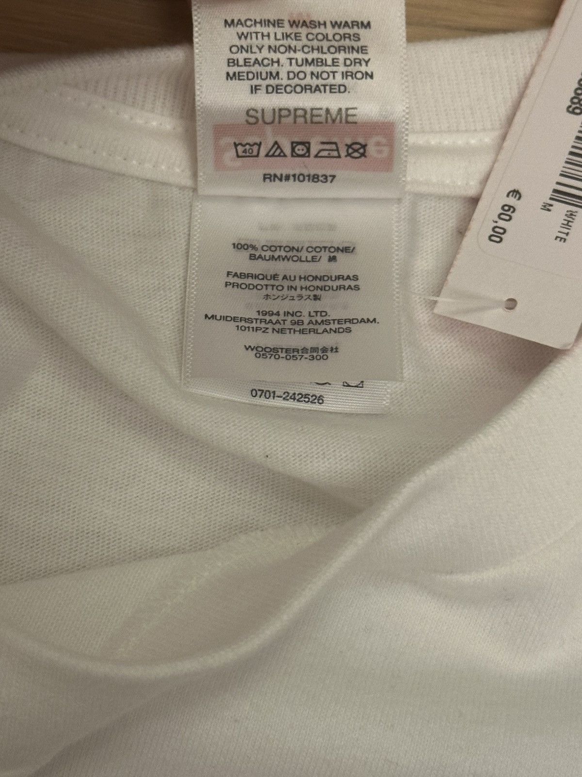 Supreme Supreme Playboi Carti Tee White Size US M / EU 48-50 / 2 - 4 Thumbnail