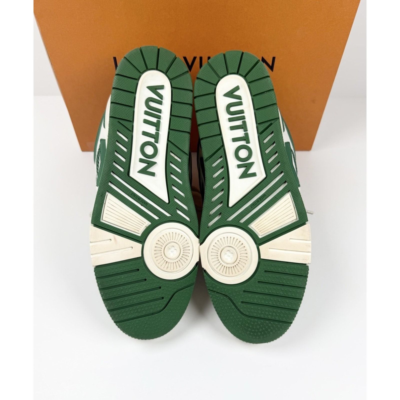 Louis Vuitton Size 8.5LV/9.5US - Louis Vuitton Skate Leather Green Sneaker Size US 9.5 / EU 42-43 - 7 Thumbnail
