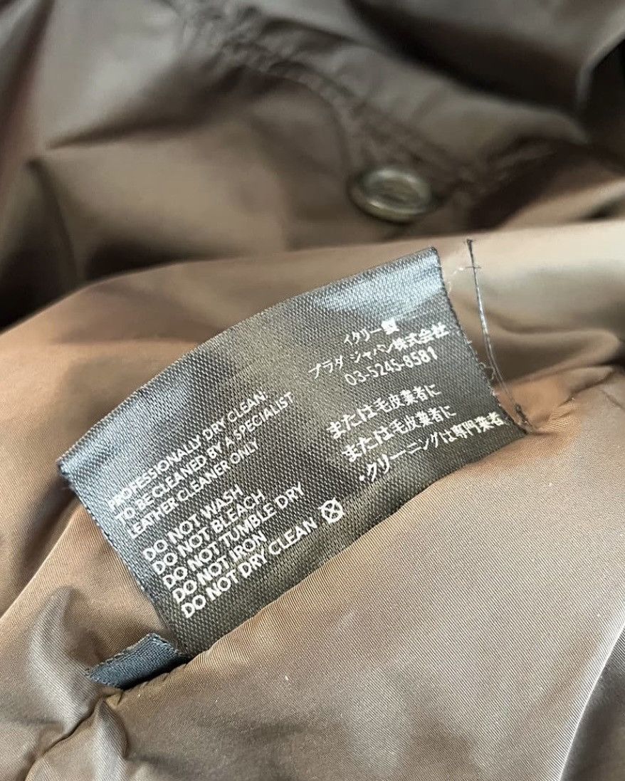 Prada *rare* Prada 00fw Runaway Leather Bomber Size US L / EU 52-54 / 3 - 7 Thumbnail