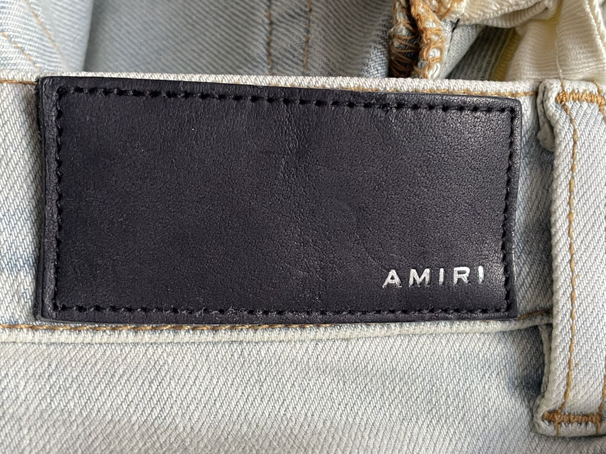Amiri Amiri Light Indigo Skinny Denim Size US 33 - 10 Thumbnail