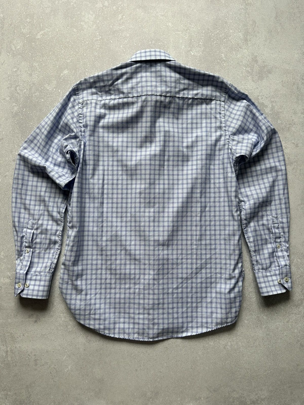 Eton ETON Slim Blue Long Sleeve Button Down Shirt Size 41 / 16 Size US L / EU 52-54 / 3 - 10 Thumbnail