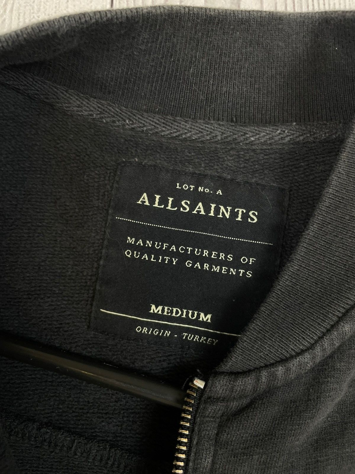 Allsaints Vintage allsaints bomber jacket size M logo washed Size US M / EU 48-50 / 2 - 2 Thumbnail