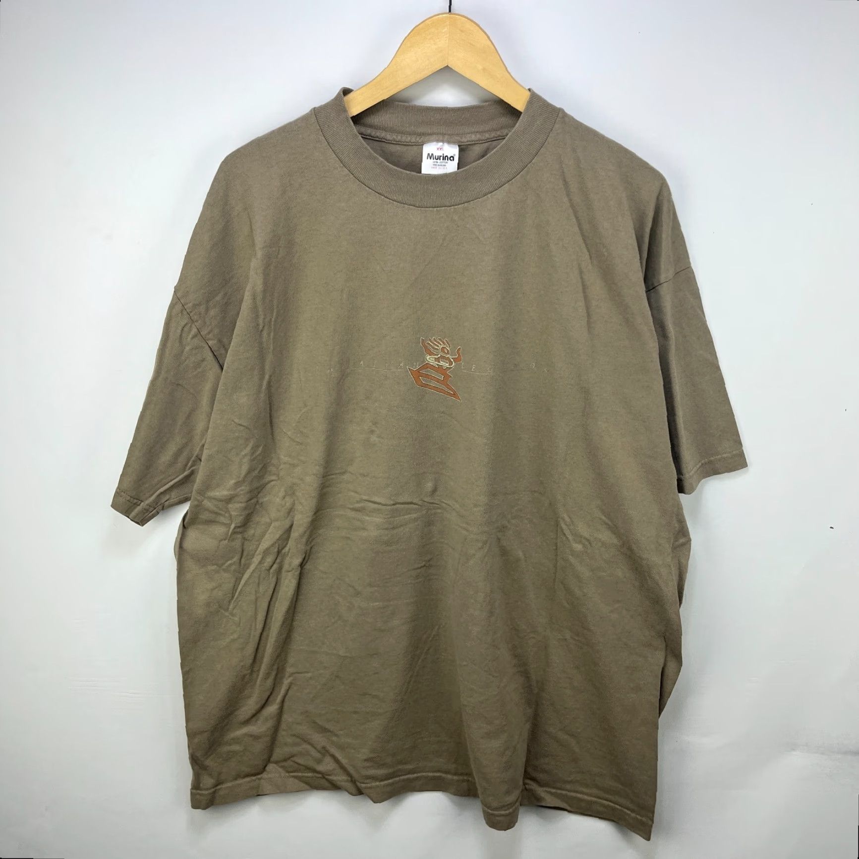 Vintage VINTAGE 90s Hawaii Surf Custom Boards T-Shirt 2XL Murina - Beige Cotton Short Sleeve Crew Neck Men’s T-Shirt Size US XXL / EU 58 / 5 - 3 Thumbnail