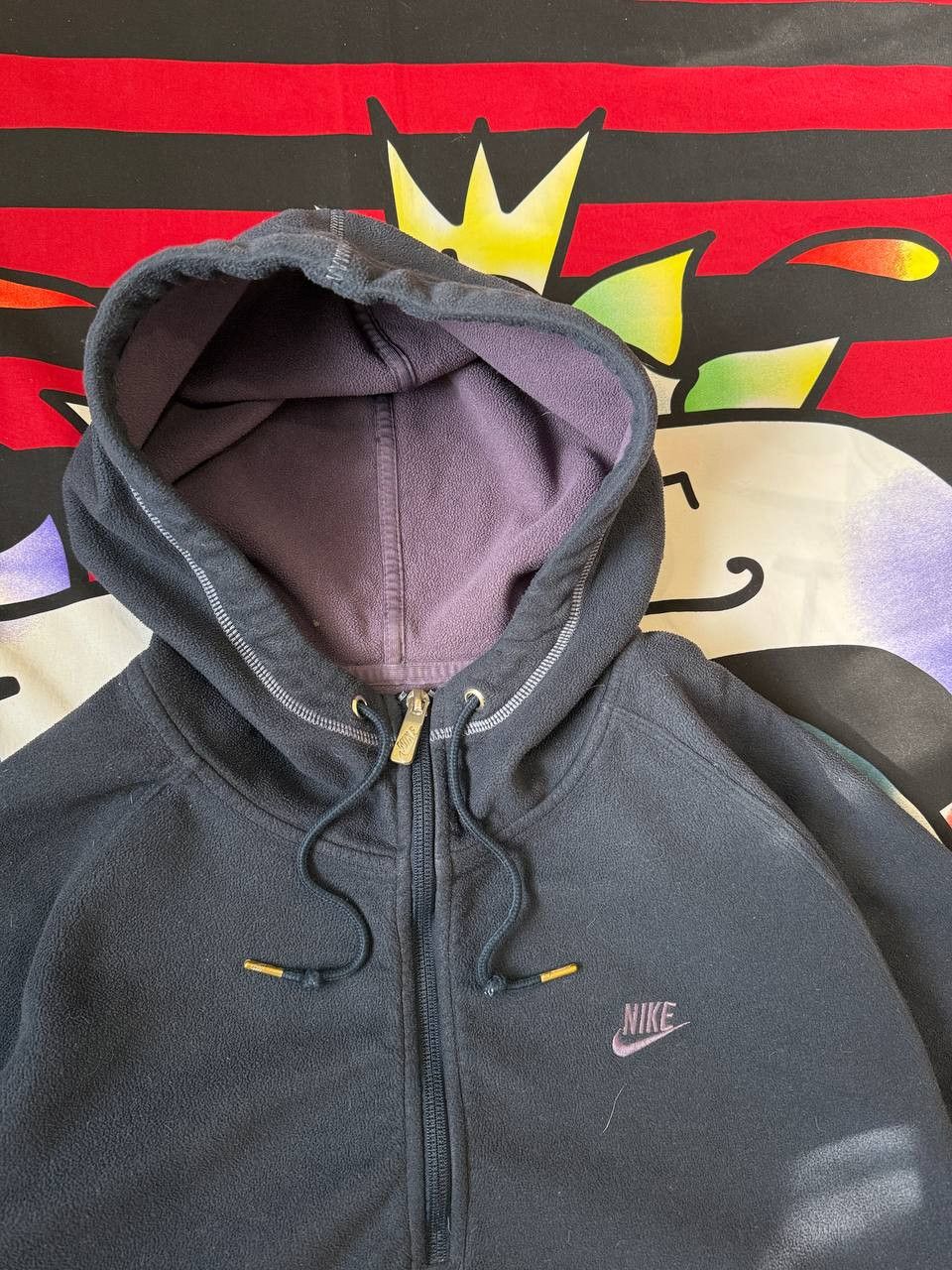 Nike Vintage Nike fleece 1/3 zip hoodie in blue Size XL Size US XL / EU 56 / 4 - 4 Thumbnail