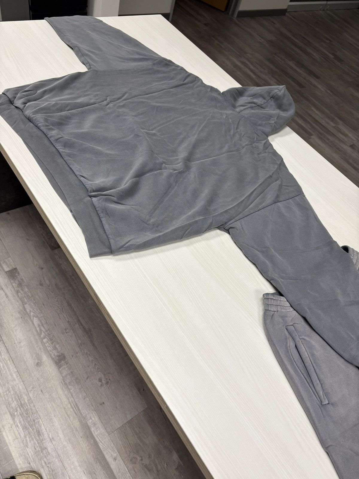 Balenciaga × Kanye West × Yeezy YZY x GAP Poetic Grey Hoodie & Sweatpants Size US L / EU 52-54 / 3 - 7 Thumbnail