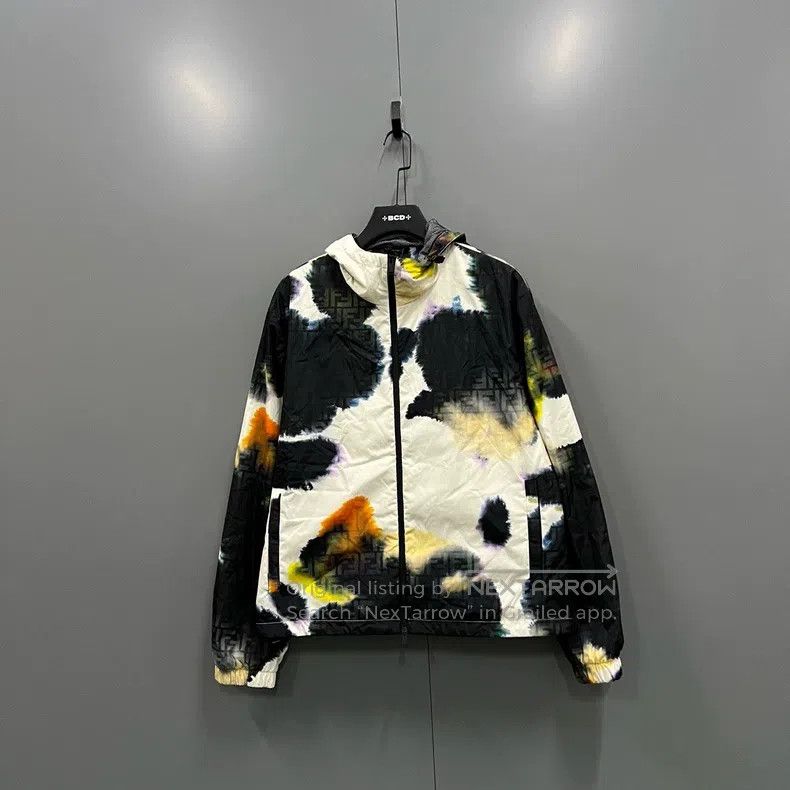 Fendi Fendi Tie-Dye Monogram Hooded Jacket Size US M / EU 48-50 / 2 - 1 Thumbnail
