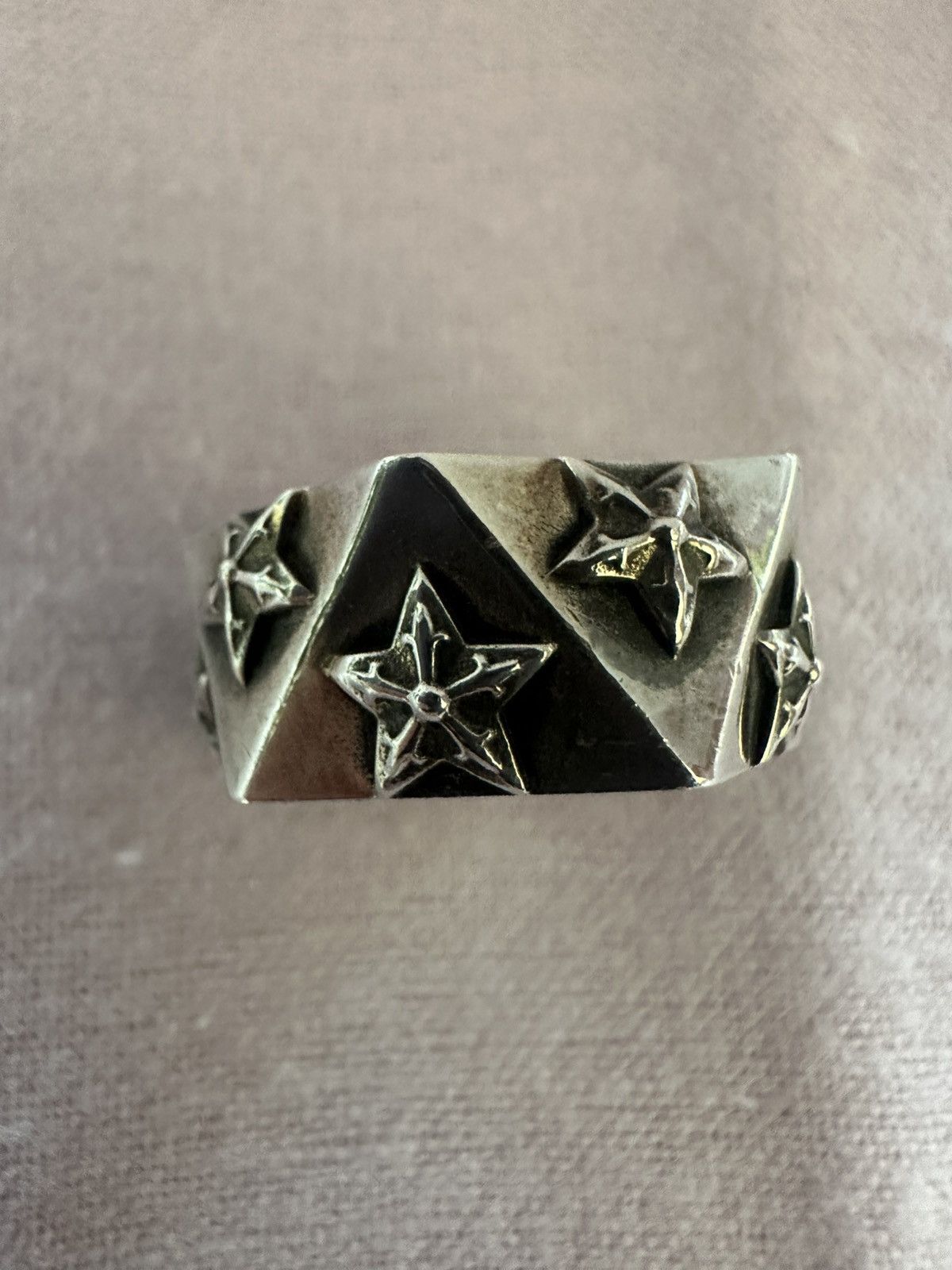 Chrome Hearts Chrome Hearts Men’s Pentagon Star Silver Ring Size 10 Size ONE SIZE - 5 Thumbnail