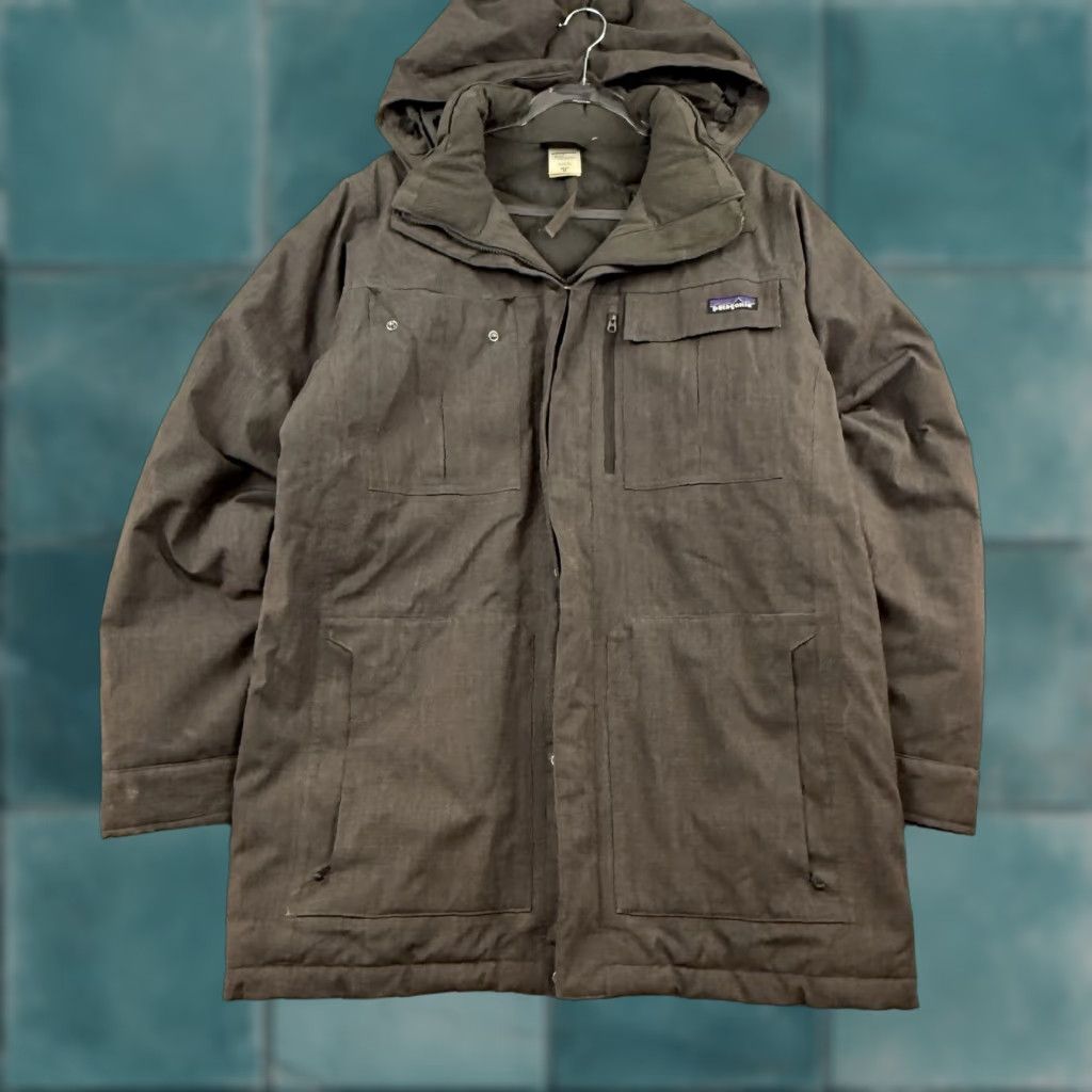 Patagonia Patagonia Parka Jacket Hooded Down Green Shotover Drab Size M Mens Medium Size US M / EU 48-50 / 2 - 1 Thumbnail