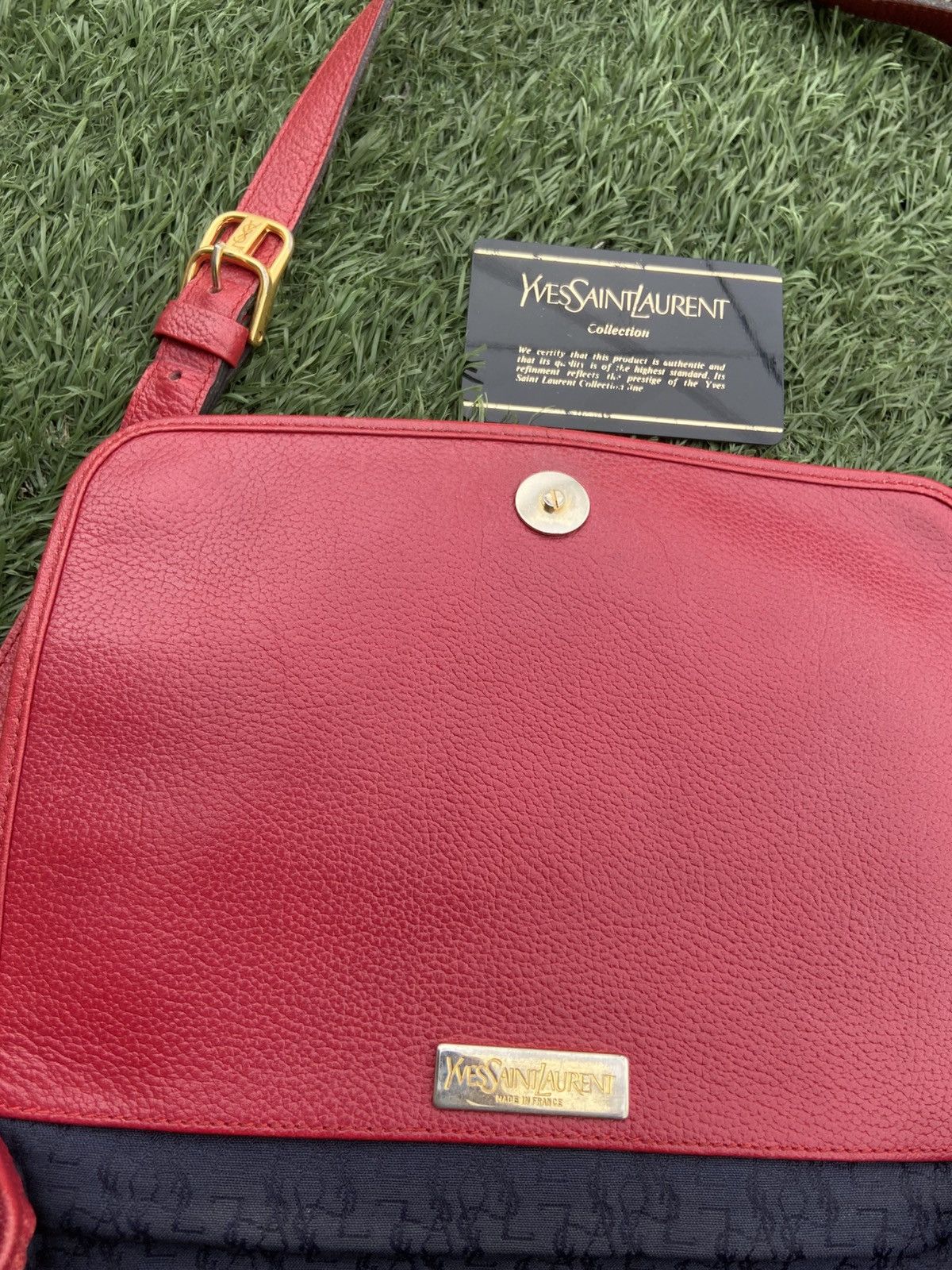 Yves Saint Laurent Yves Saint Laurent Leather Shoulder Bag YSL Size ONE SIZE - 5 Thumbnail