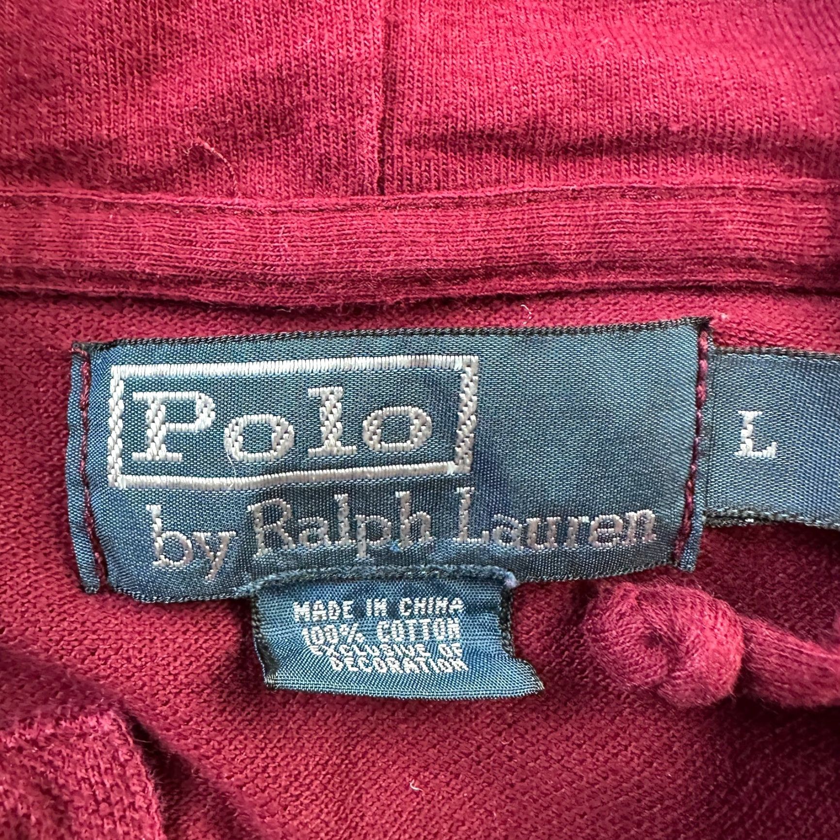 Polo Ralph Lauren Polo Ralph Lauren Hoodie Mens L Red Knit Pony Sweatshirt Size US L / EU 52-54 / 3 - 6 Thumbnail