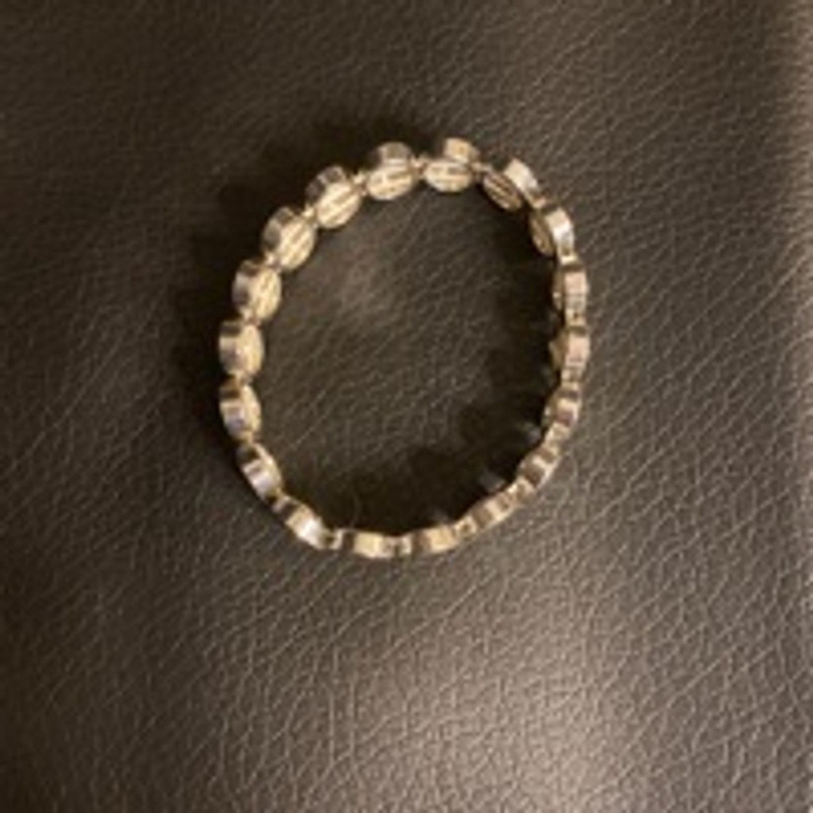 Vintage Mermaidcore Abalone Shell Oval Link Bracelet Silver Tone Size ONE SIZE - 5 Thumbnail
