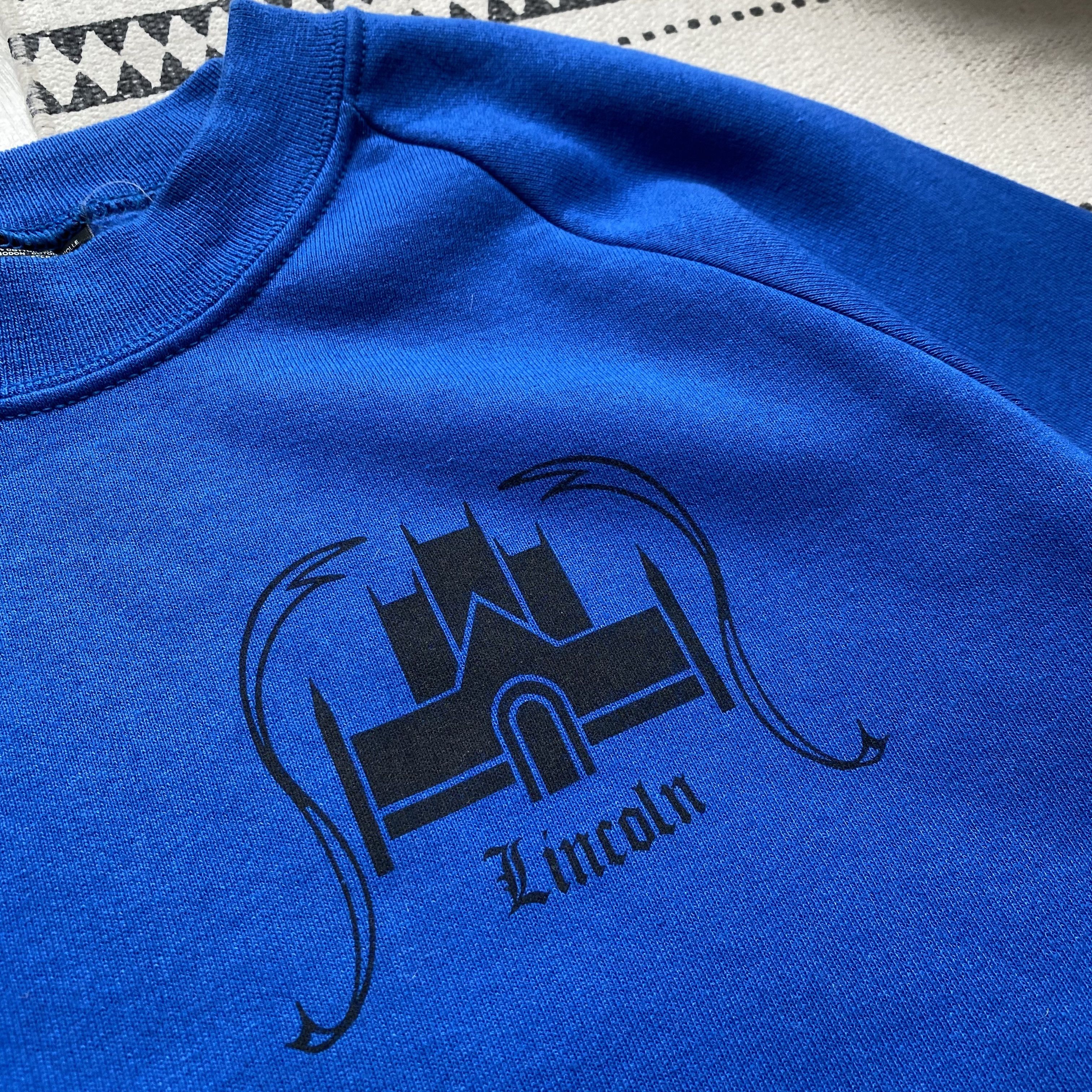 Russell Athletic Vintage 90s Lincoln university Sweatshirt USA college Y2K Size US L / EU 52-54 / 3 - 4 Thumbnail