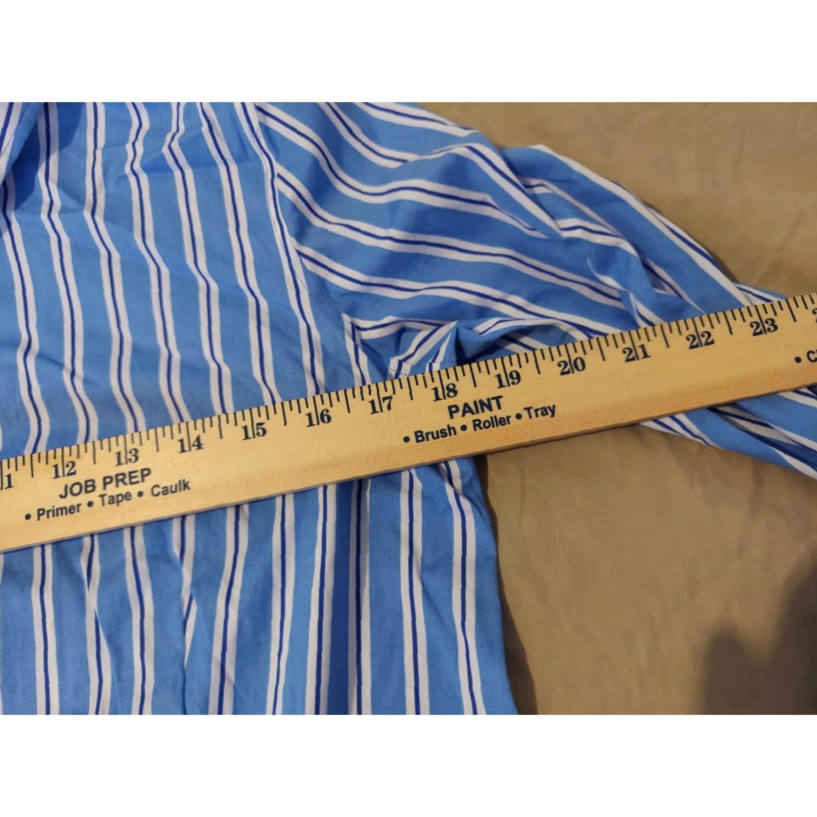 Talbots Womens Talbots Dress Shirt Blouse 8 Blue Cotton Shirt Womens 8 Blue Cotton Blouse Talbots Shirt Size M / US 6-8 / IT 42-44 - 3 Thumbnail