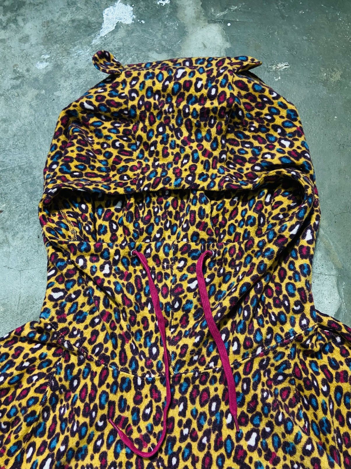 mercibeaucoup Mercibeaucoup Jevous Enprie Leopard Print Oversized Hoodie Size L / US 10 / IT 46 - 12 Thumbnail