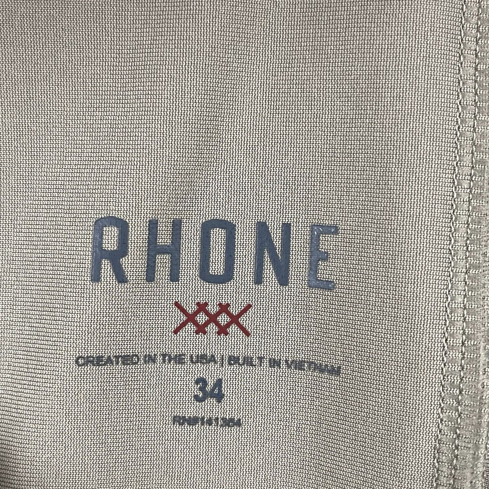 Rhone Rhone Pants Mens 34 x 33 Brown Chino 5-Pocket Straight Lifestyle 100036 Size US 34 / EU 50 - 2 Thumbnail