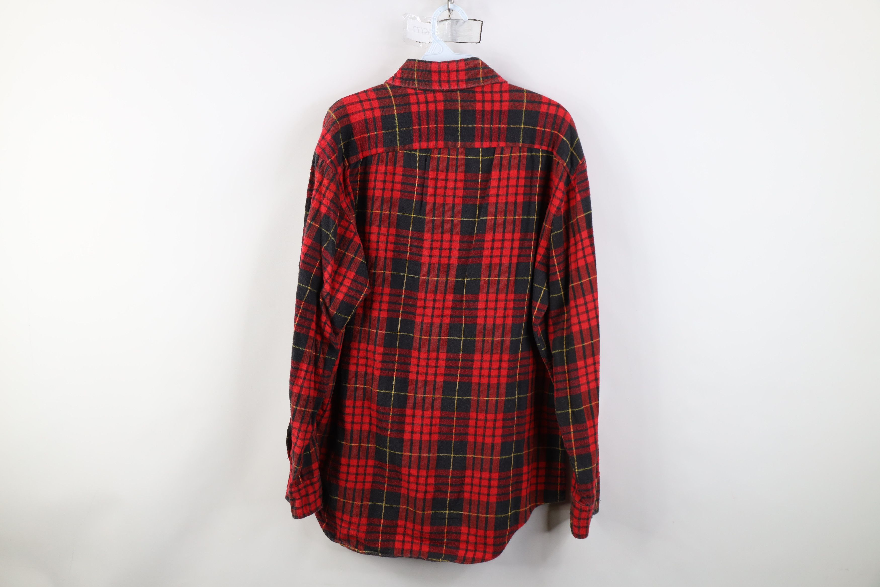 Vintage Vintage 70s Streetwear Flannel Collared Button Shirt Plaid Size US L / EU 52-54 / 3 - 8 Thumbnail