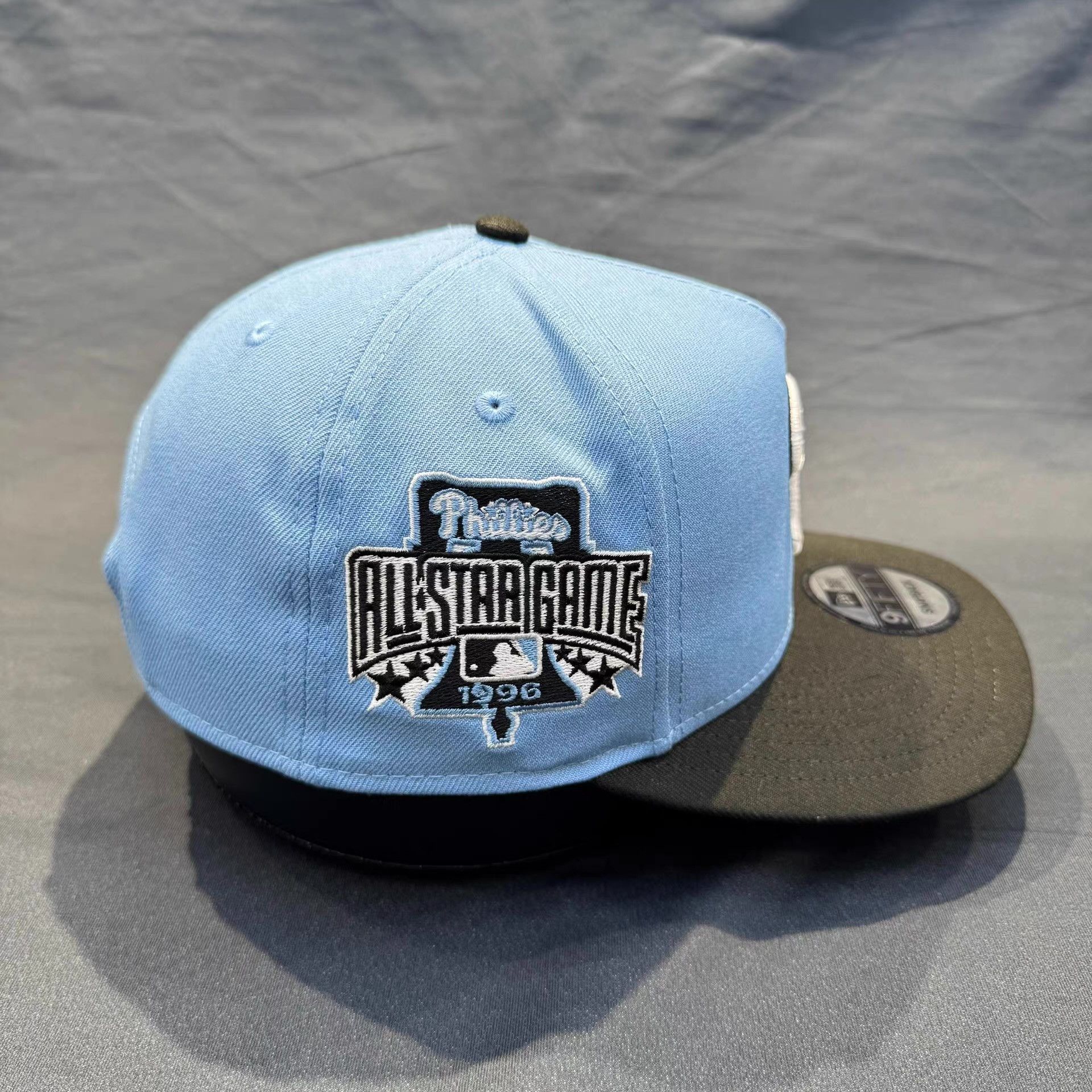 New Era New Era Baseball Cap Flat Brim Hat Q5 Size ONE SIZE - 8 Thumbnail