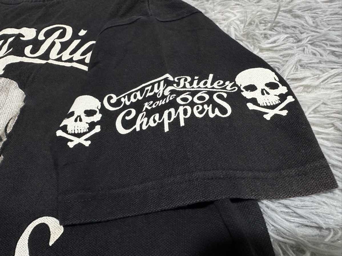 Japanese Brand 🔥Sick Y2K Infinity Cross Skull Embroidered Polo Shirt Biker Size US L / EU 52-54 / 3 - 4 Thumbnail
