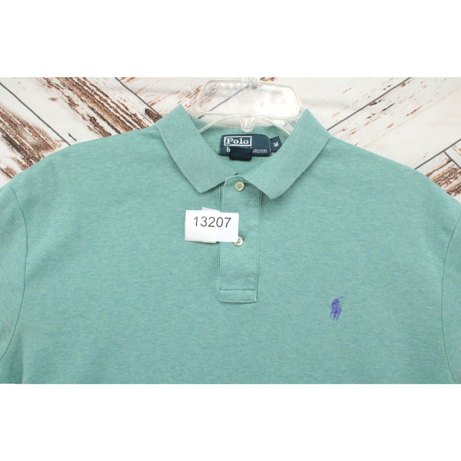 Polo Ralph Lauren VINTAGE Polo Ralph Lauren Polo Shirt Green Mens M Classic Short Sleeve 100% Cotton Logo Pony Shirt Size US M / EU 48-50 / 2 - 8 Thumbnail